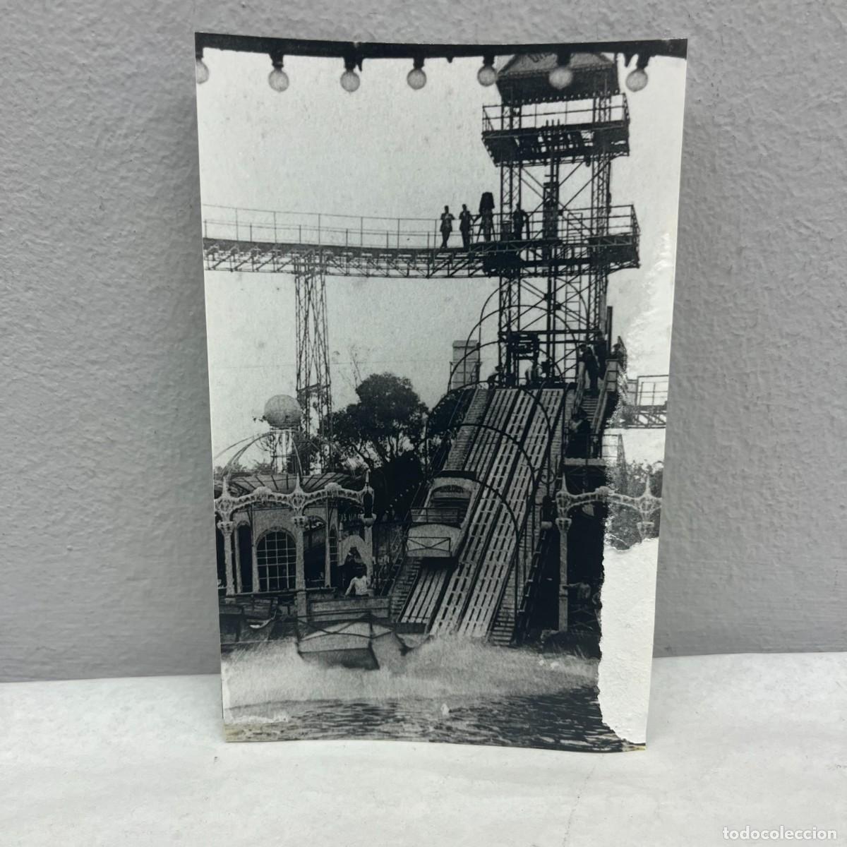 Fotograf&iacute;a antigua: ANTIGUA FOTOGRAFIA - SATURNO PARK - BARCELONA - 140 X 90 MM / 4656