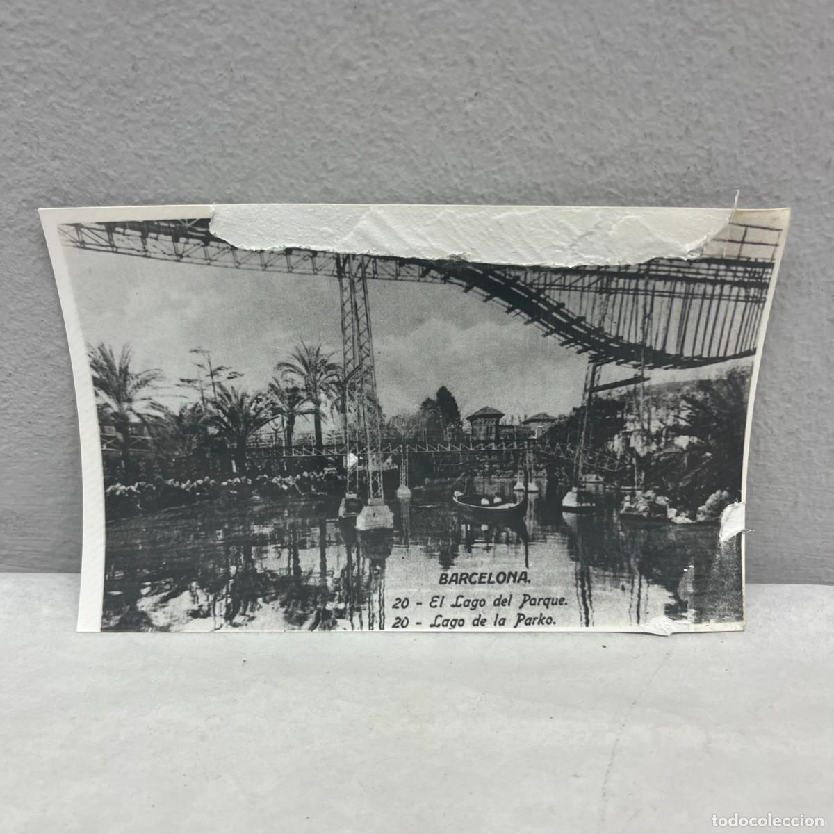 Fotograf&iacute;a antigua: ANTIGUA FOTOGRAFIA - PARK CIUTADELLA, SATURNO PARK - 1912 - 140 X 90 MM / 4662