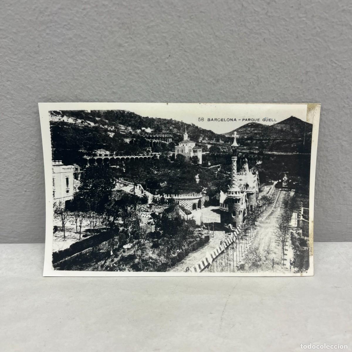 Fotograf&iacute;a antigua: ANTIGUA FOTOGRAFIA - PARQUE G&Uuml;ELL - 1930 - BARCELONA - 1&ordf; DECADA S.XX, 1905-1907- 140 X 90 MM / 4692