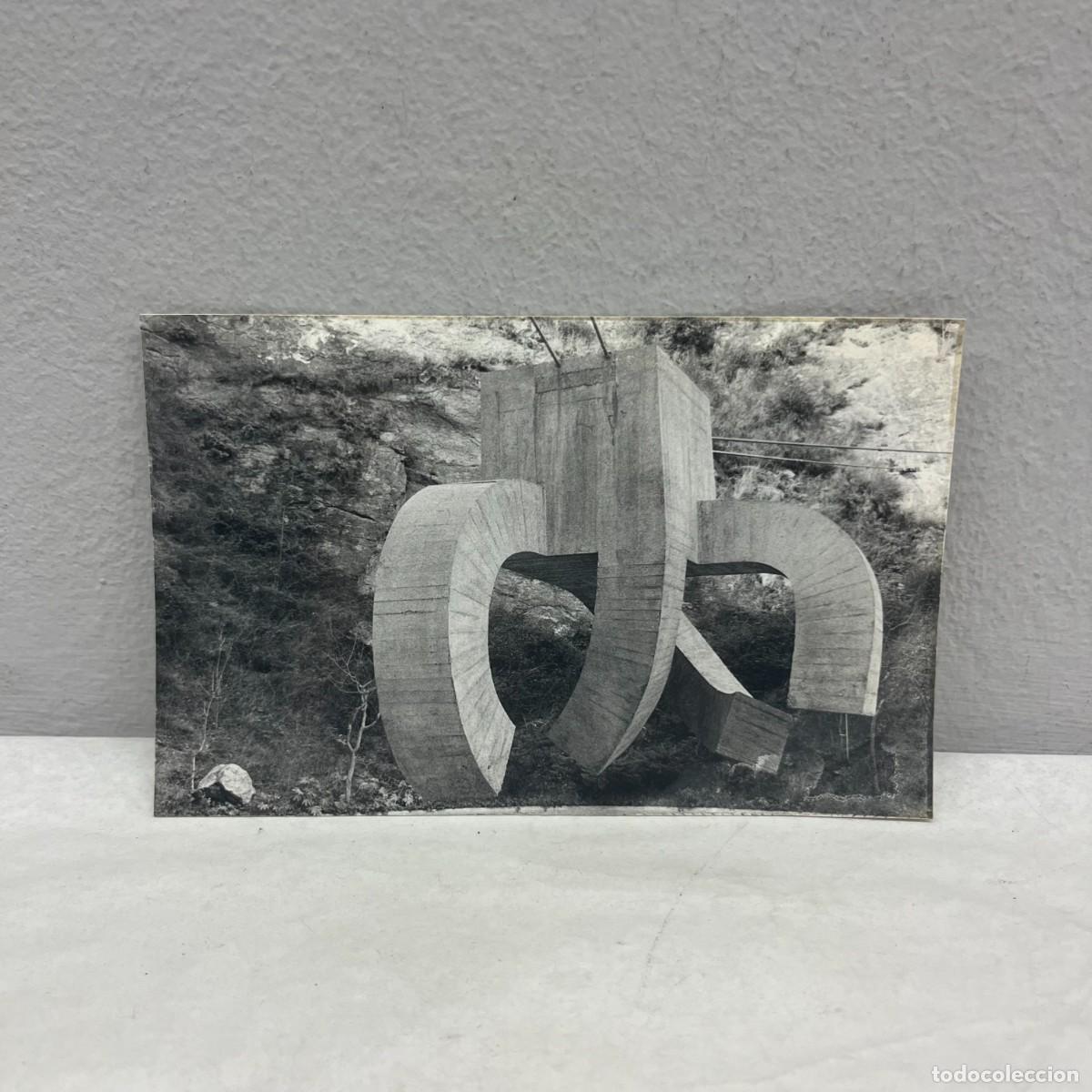 Fotografia antiga: ANTIGUA FOTOGRAFIA - PARC DE LA CREUETA DEL COLL (CHILLIDA) - 10 FEBRERO 1991 - 140 X 90 MM / 4708