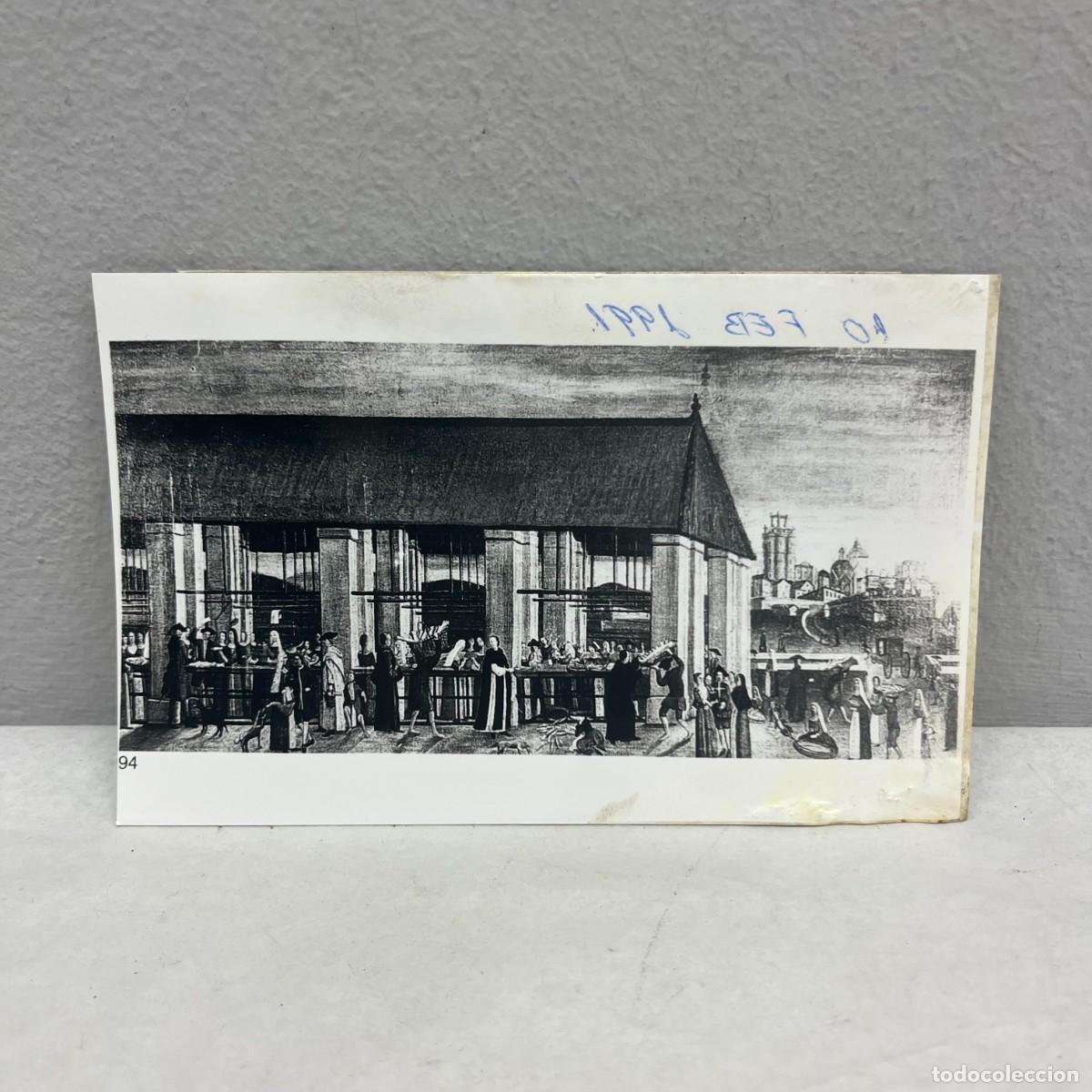 Antique Photography: ANTIGUA FOTOGRAFIA - EL MERCAT (PEIXATERIA) - ANONIM 1775 - 140 X 90 MM / 4710