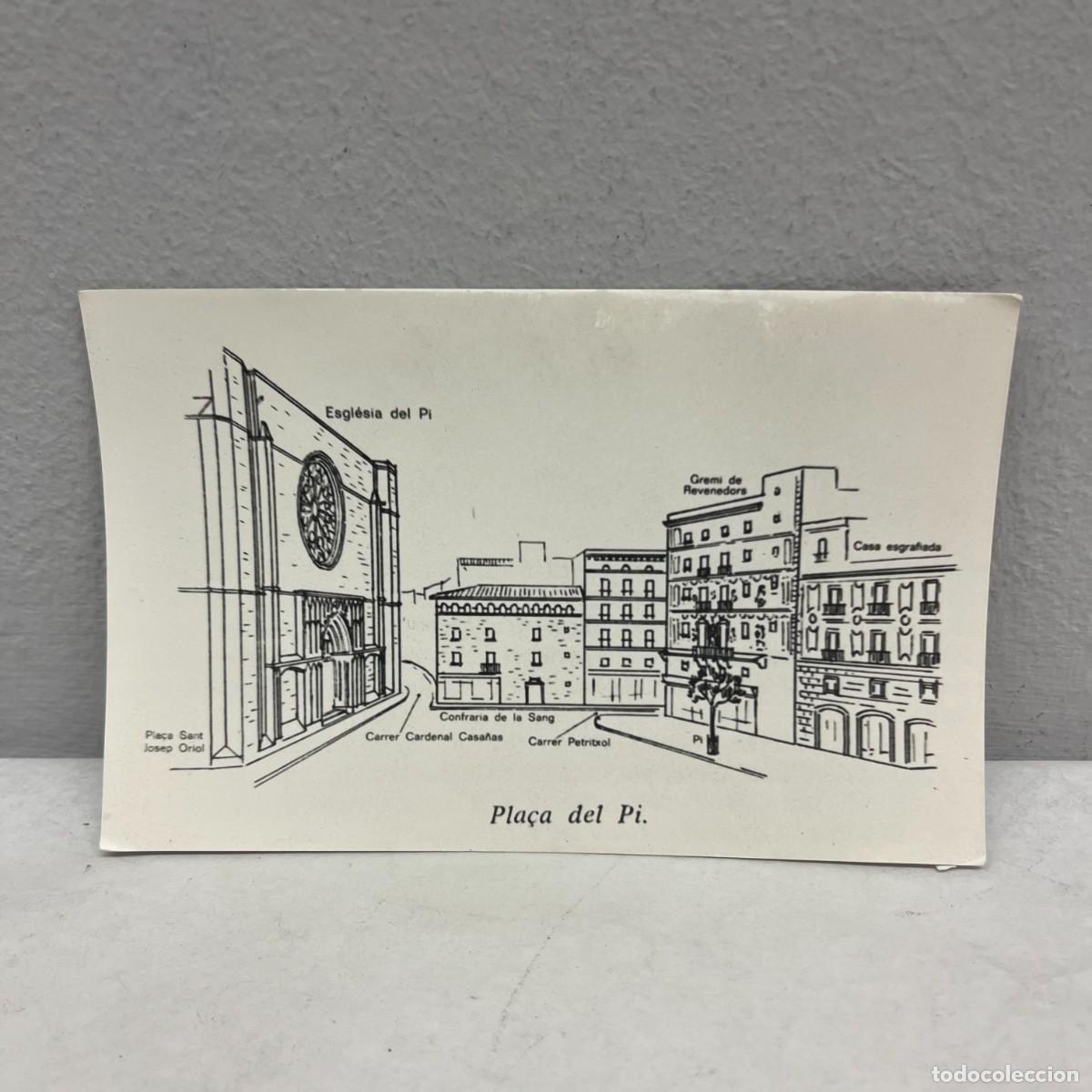 Fotografia antica: ANTIGUA FOTOGRAFIA - PLA&Ccedil;A DEL PI - BARCELONA - 140 X 90 MM / 4711
