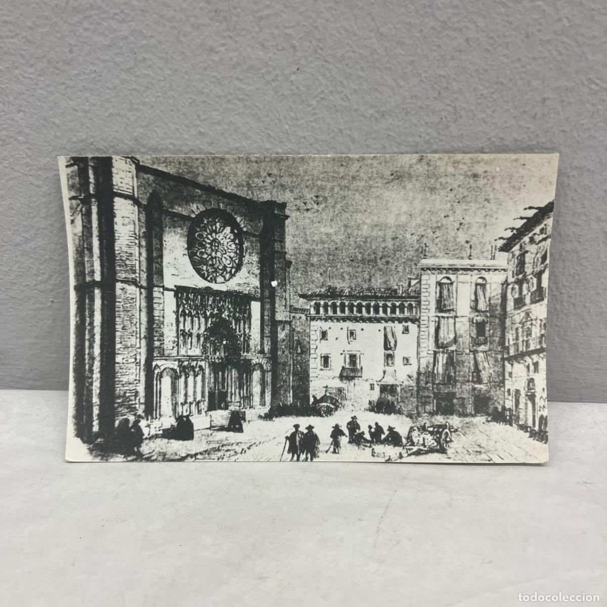 Alte Fotografie: ANTIGUA FOTOGRAFIA - SANTA MARIA DEL PI - DIBUIX DE ROUARGUE - 1857 - 140 X 90 MM / 4713