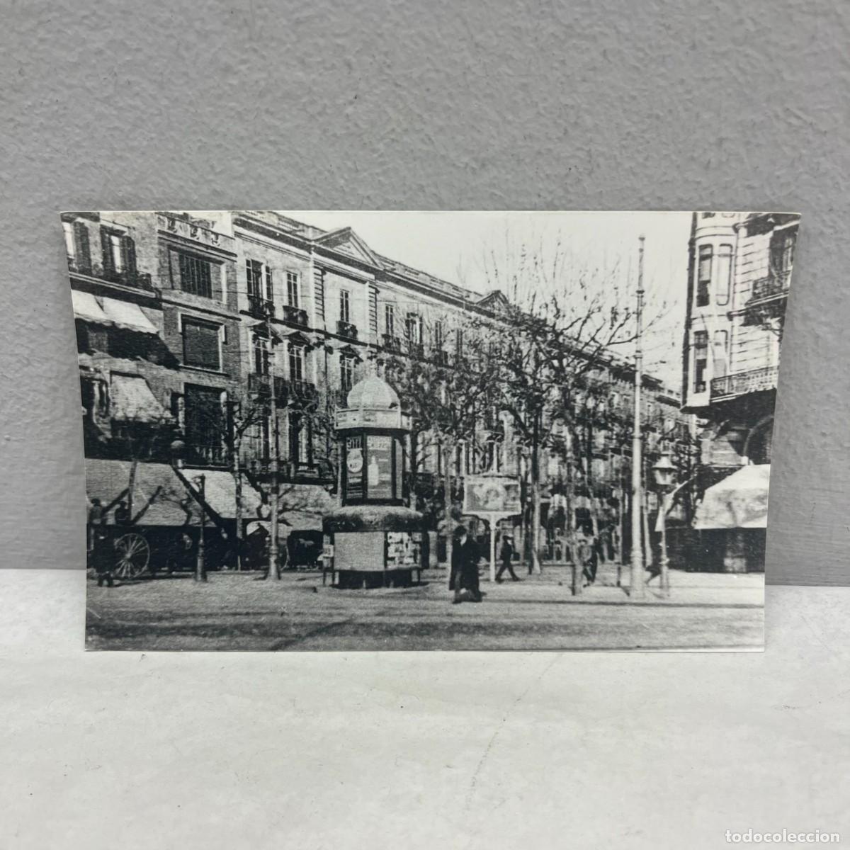 Photographie ancienne: ANTIGUA FOTOGRAFIA - PLA&Ccedil;A CATALUNYA - RONDA SANT PERE - 1917-1920 - 140 X 90 MM / 4715