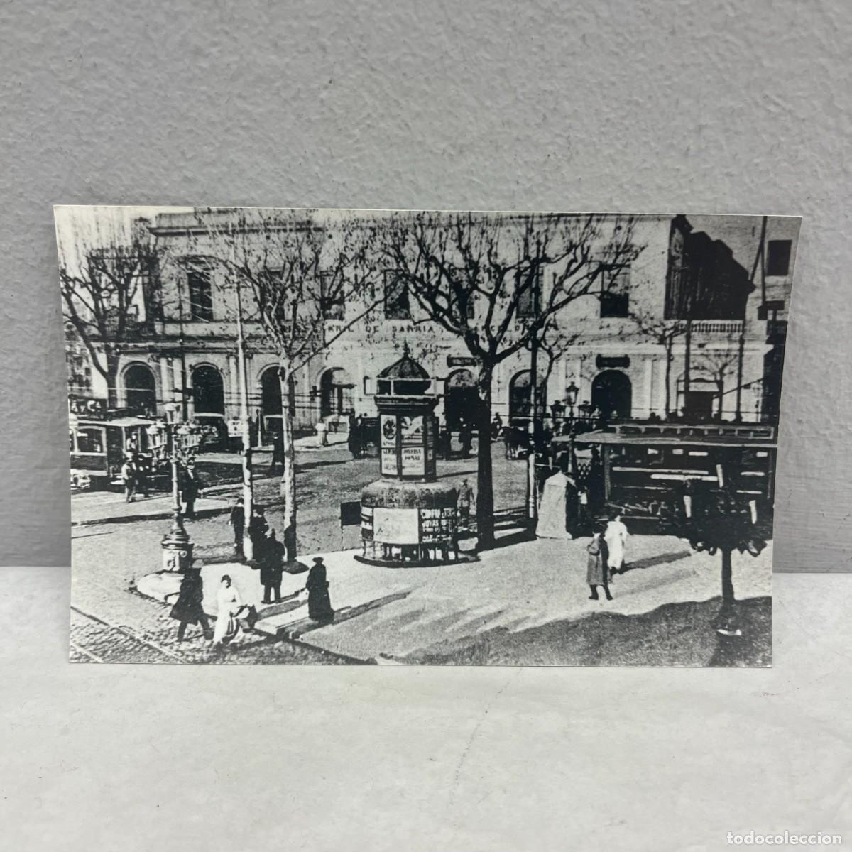 Antique Photography: ANTIGUA FOTOGRAFIA - PLA&Ccedil;A CATALUNYA - C/ PELAI - 1917-1920 - 140 X 90 MM / 4716