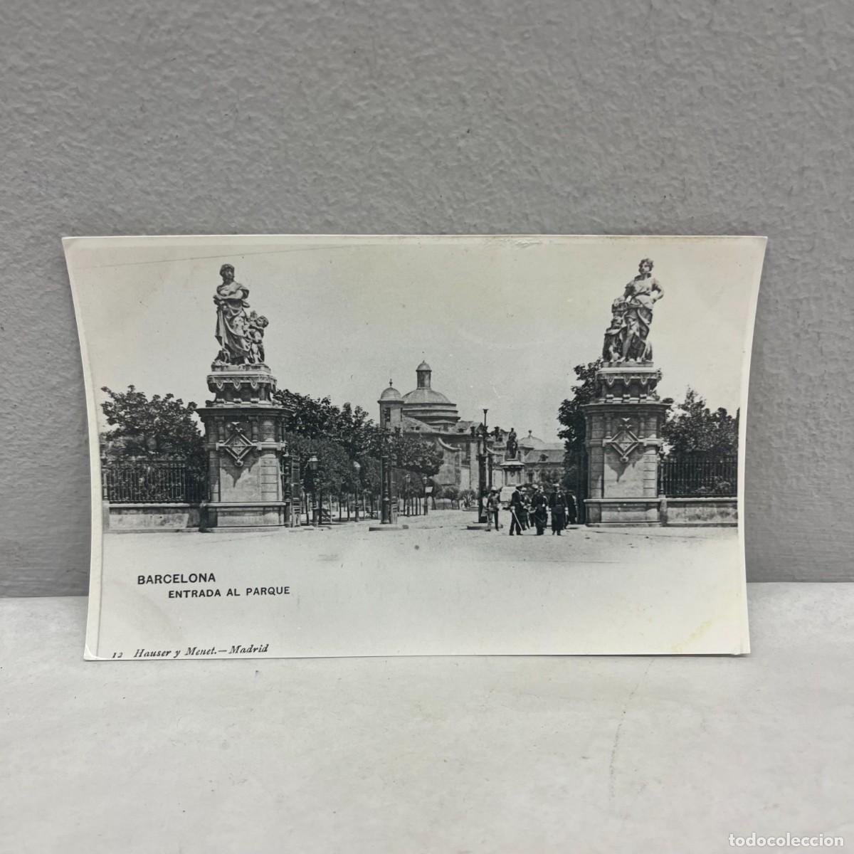 Fotograf&iacute;a antigua: ANTIGUA FOTOGRAFIA - ENTRADA EXPOSICIO - ENTRADA AL PARQUE - FINALS S. XIX - 140 X 90 MM / 4824