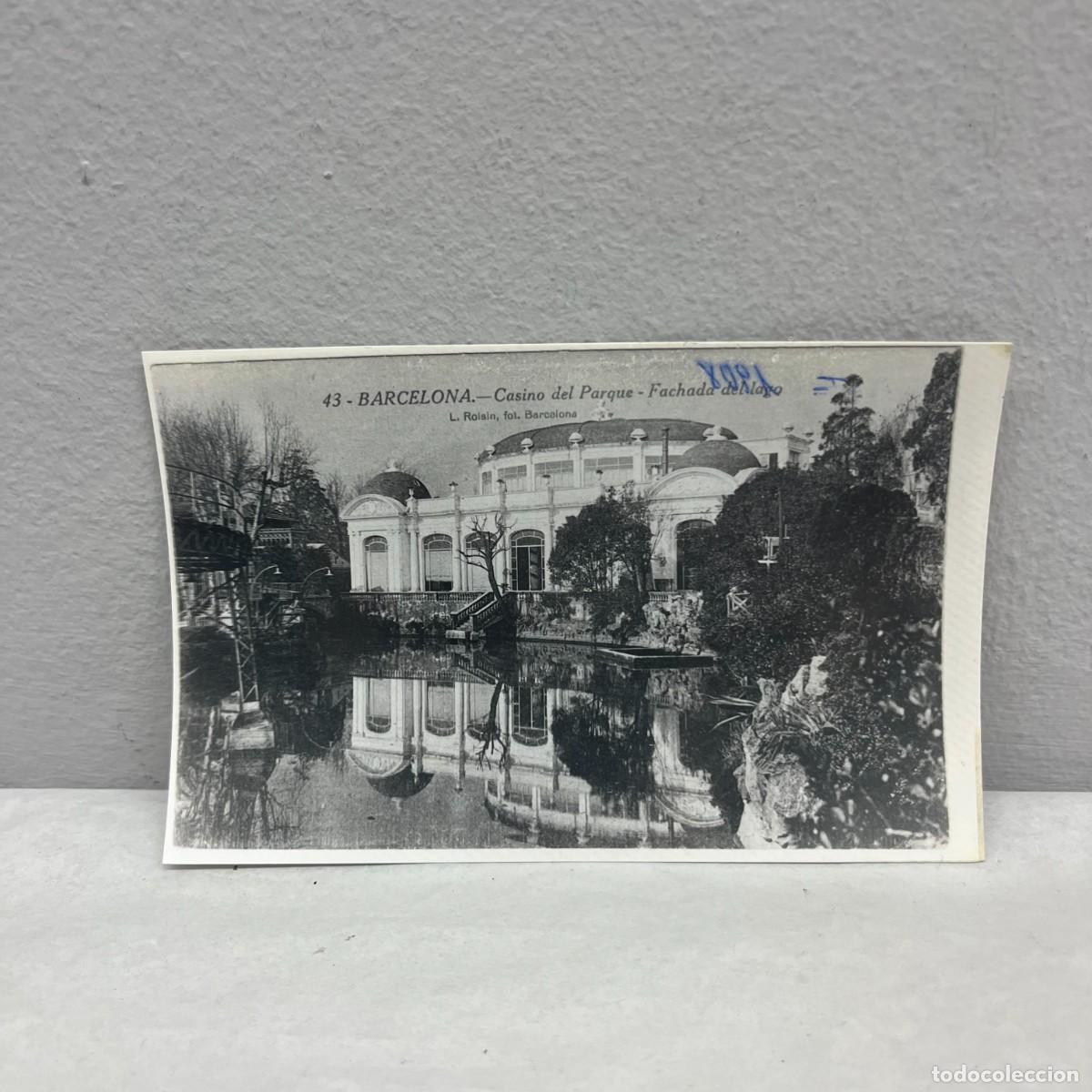 Fotograf&iacute;a antigua: ANTIGUA FOTOGRAFIA - PARC CIUTADELLA, CASINO - BARCELONA - 1917-1920 - 140 X 90 MM / 4831