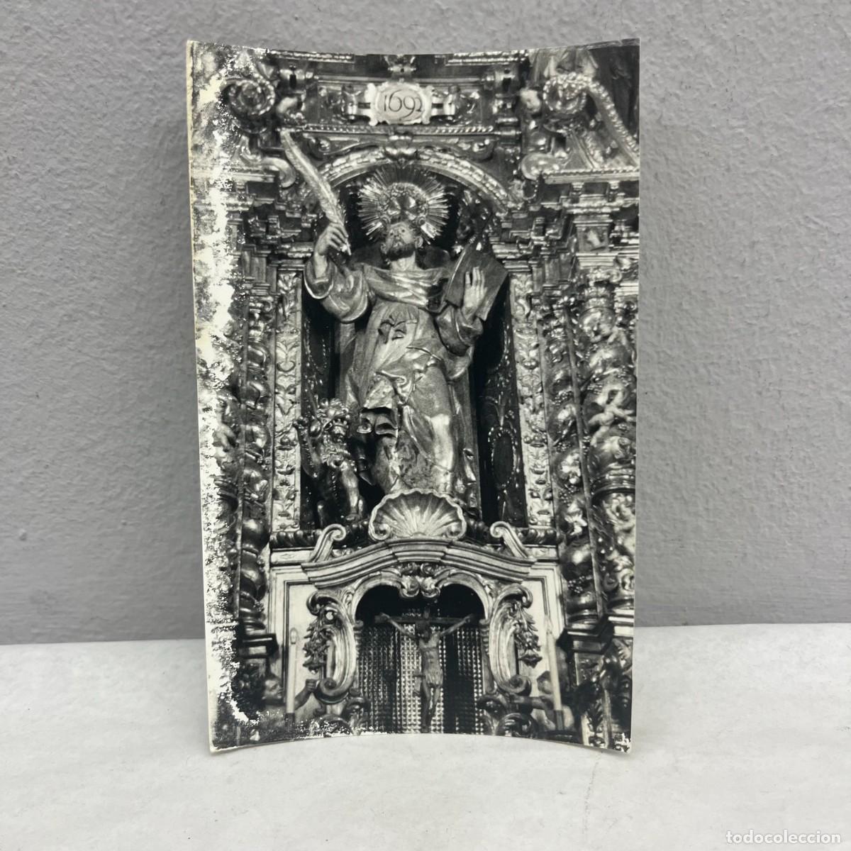 Fotograf&iacute;a antigua: ANTIGUA FOTOGRAFIA - SEU BARCELONA - ALTAR DE SANT MARC - 1990 - 140 X 90 MM / 4907