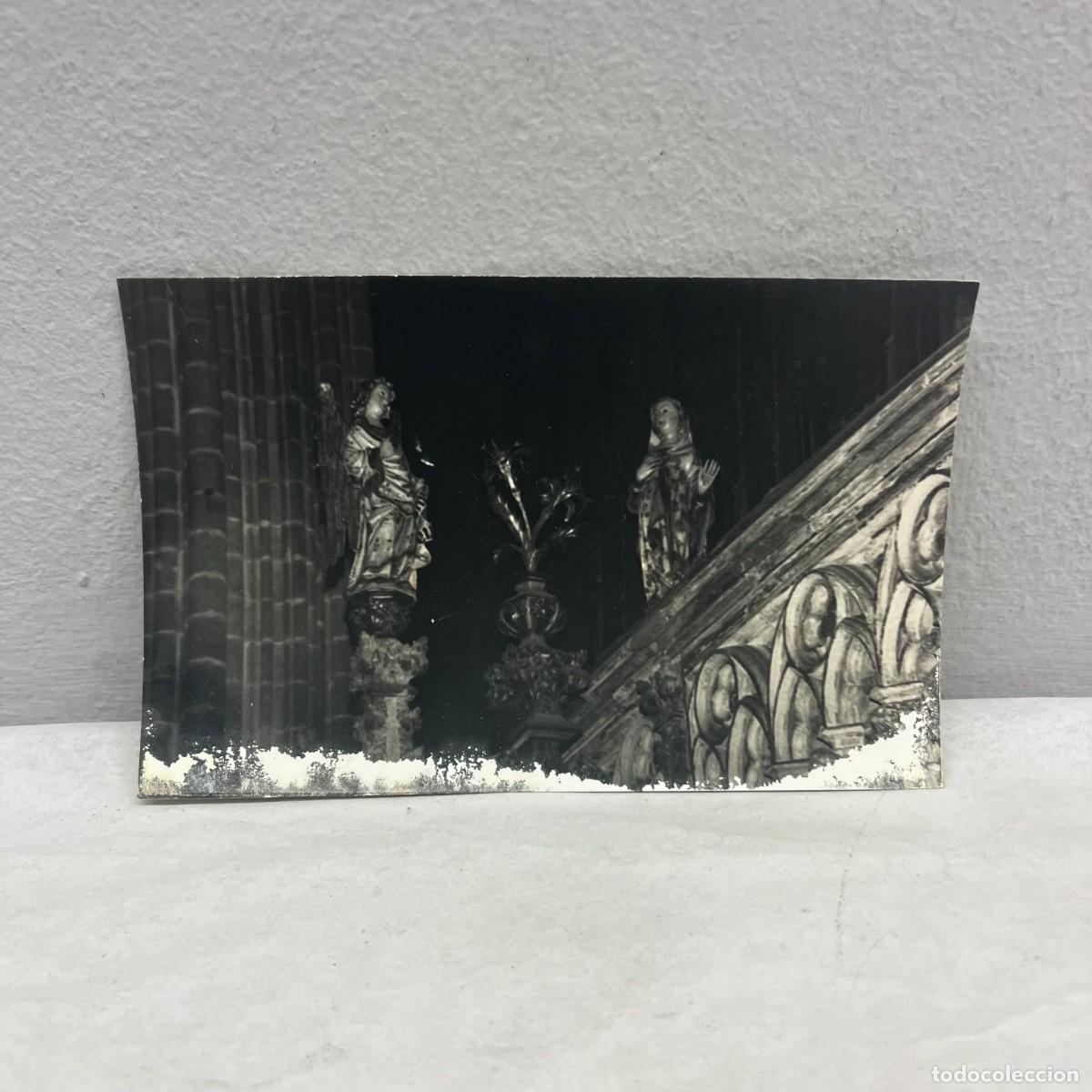 Fotograf&iacute;a antigua: ANTIGUA FOTOGRAFIA - SEU BARCELONA - L'ANUNCIACI&Oacute; DE LA TRONA - 1985 - 140 X 90 MM - RELIGI&Oacute;N / 4915