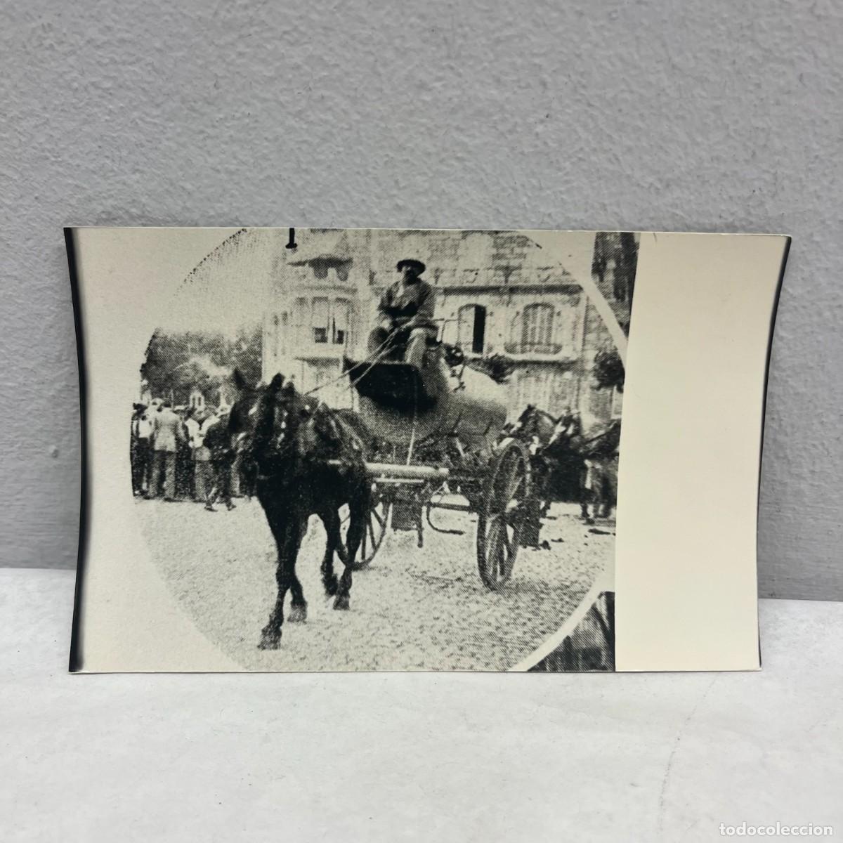 Fotograf&iacute;a antigua: ANTIGUA FOTOGRAFIA -ELEMENTS DE NETEJA - CARRO REGADOR - LIMPIEZA - 1913 - 140 X 90 MM / 4925