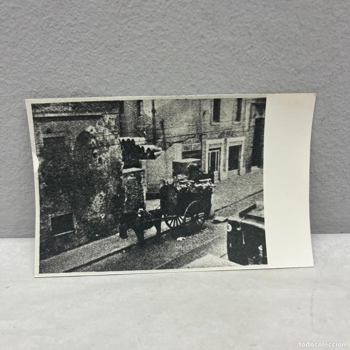 Fotograf&iacute;a antigua: ANTIGUA FOTOGRAFIA - CARRO - RECOGIDA DE BASURA - LIMPIEZA PUBLICA - A&Ntilde;OS 20 - 140 X 90 MM / 4938