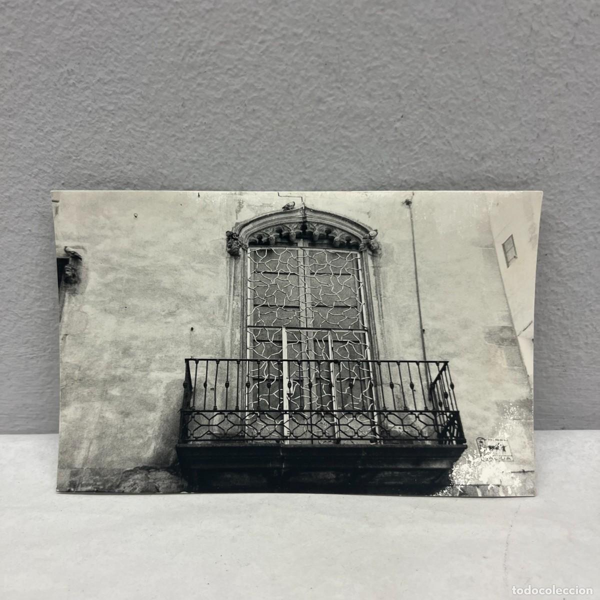 Fotograf&iacute;a antigua: ANTIGUA FOTOGRAFIA - PALAU PUIGXORIGUER - VISTA EXTERIOR - BALC&Oacute;N - 1989 - 140 X 90 MM / 4973