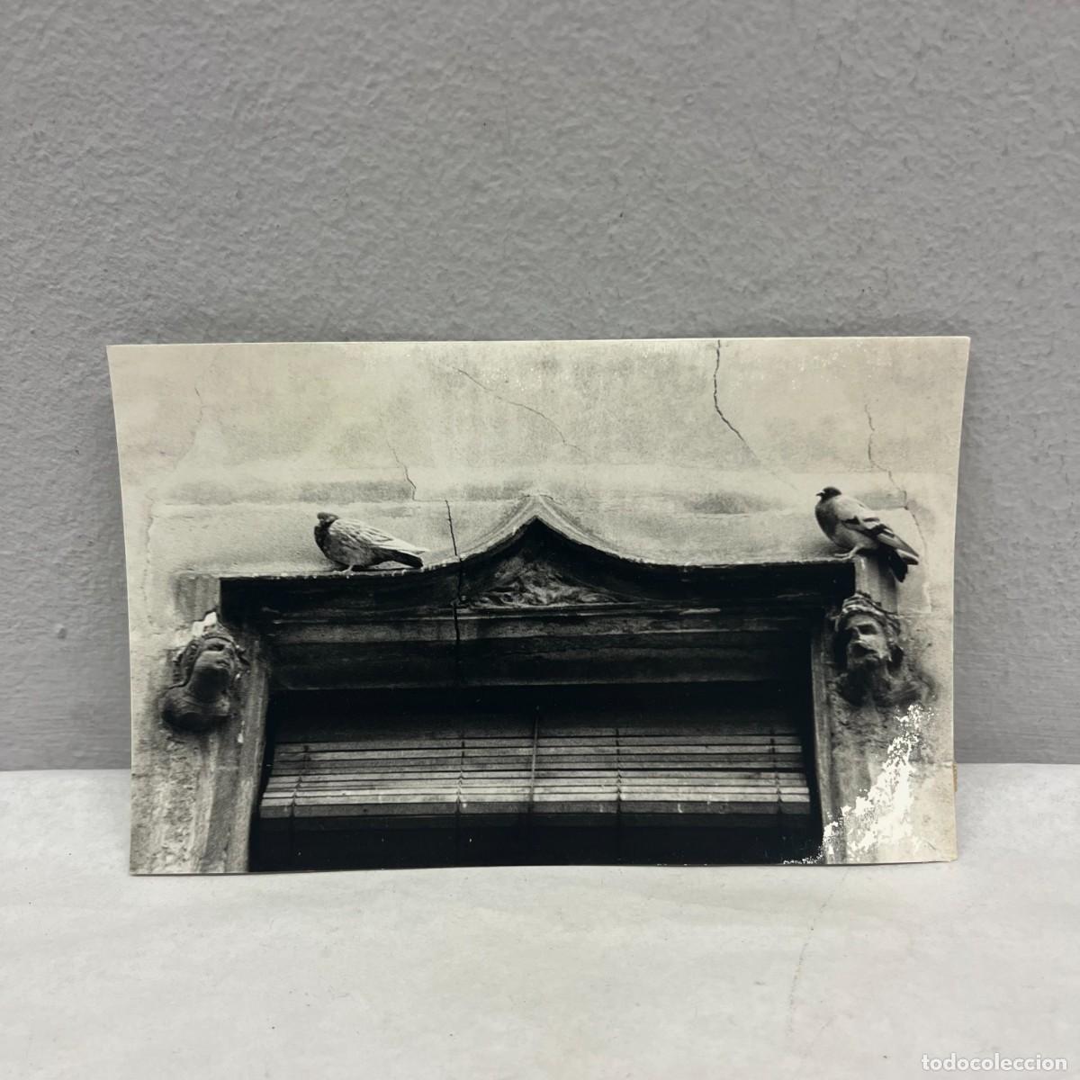 Fotograf&iacute;a antigua: ANTIGUA FOTOGRAFIA - PALAU PUIGXORIGUER - DETALLE VENTANA ESTILO G&Oacute;TICO - 1989 - 140 X 90 MM / 4975