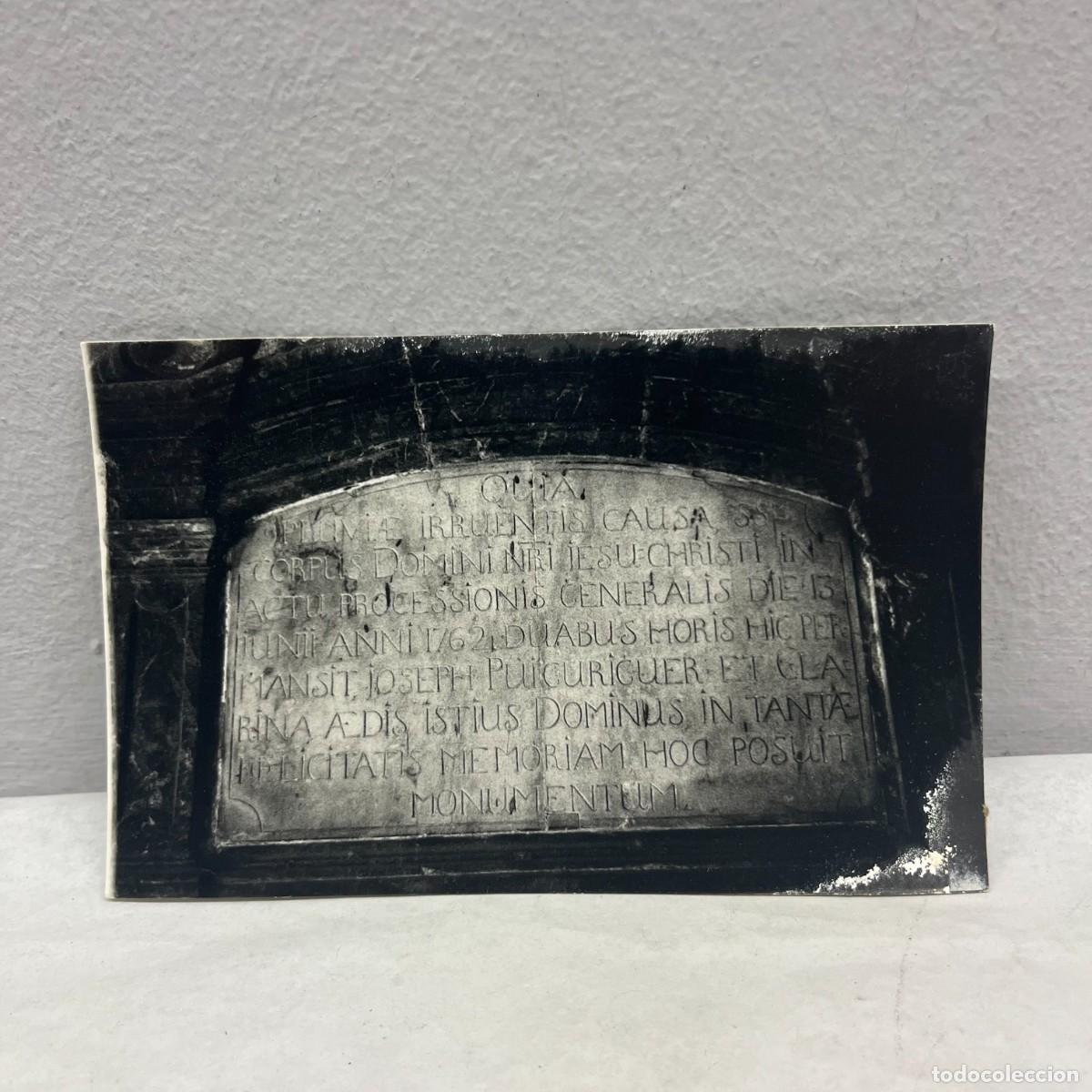 Fotograf&iacute;a antigua: ANTIGUA FOTOGRAFIA - PALAU PUIGXORIGUER - L&Aacute;PIDA CONMEMORATIVA - 1989 - 140 X 90 MM / 4979