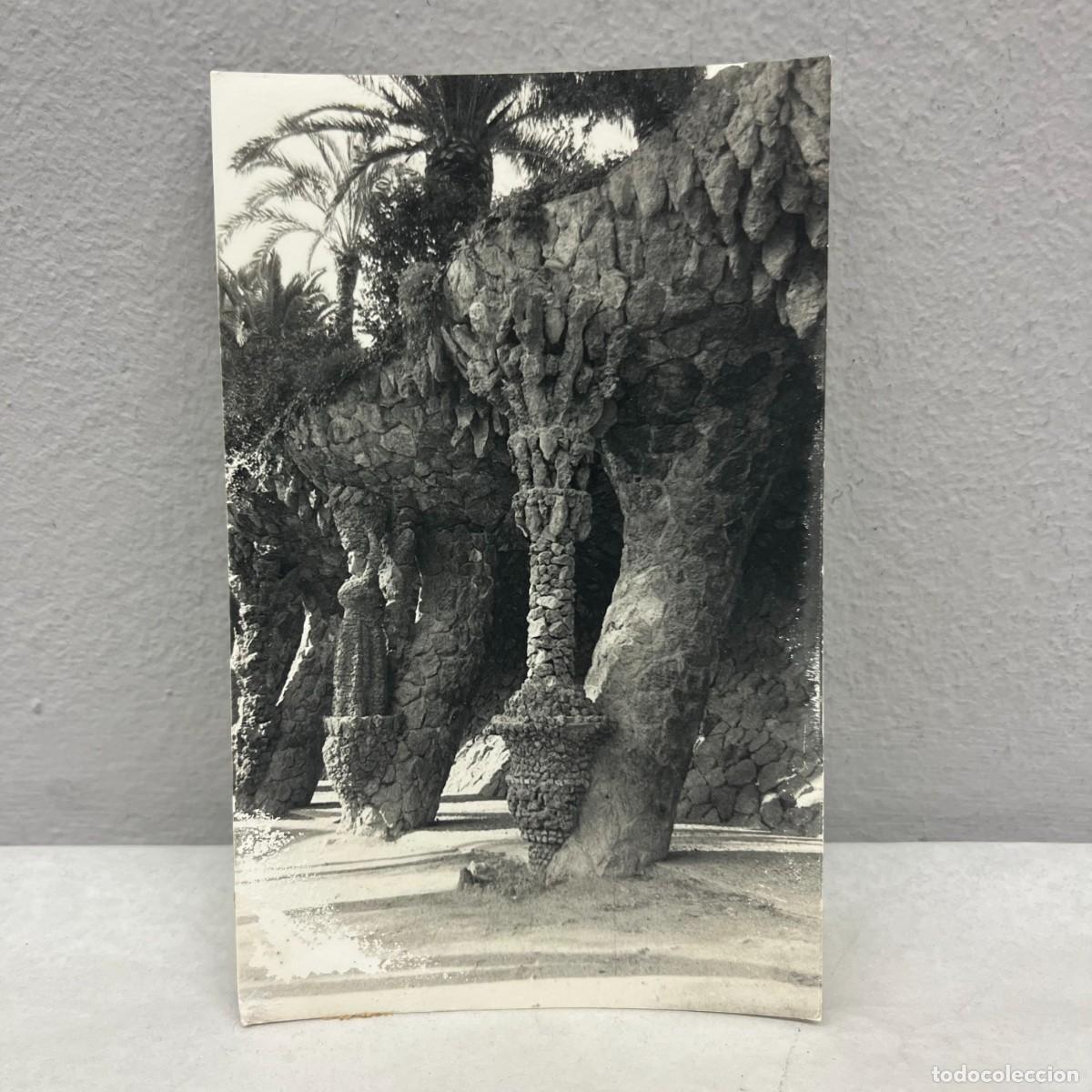 Fotograf&iacute;a antigua: ANTIGUA FOTOGRAFIA - PARK G&Uuml;ELL - ANTONI GAUD&Iacute; - BARCELONA - 1990 - 140 X 90 MM / 4982