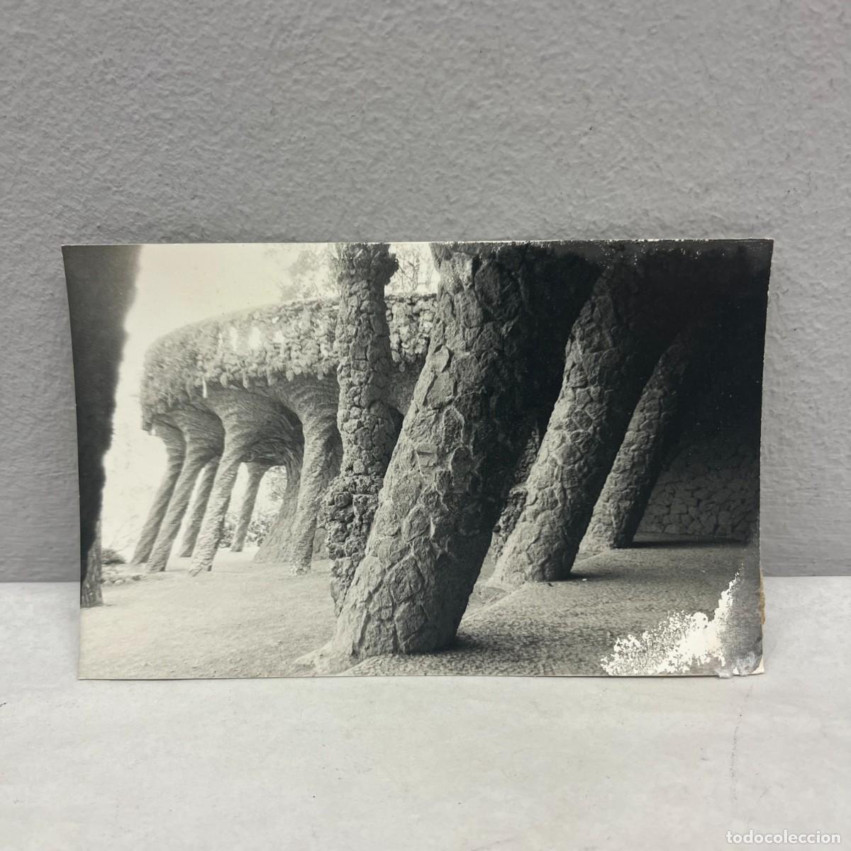 Fotograf&iacute;a antigua: ANTIGUA FOTOGRAFIA - PARK G&Uuml;ELL - ANTONI GAUD&Iacute; - BARCELONA - 1990 - 140 X 90 MM / 4983