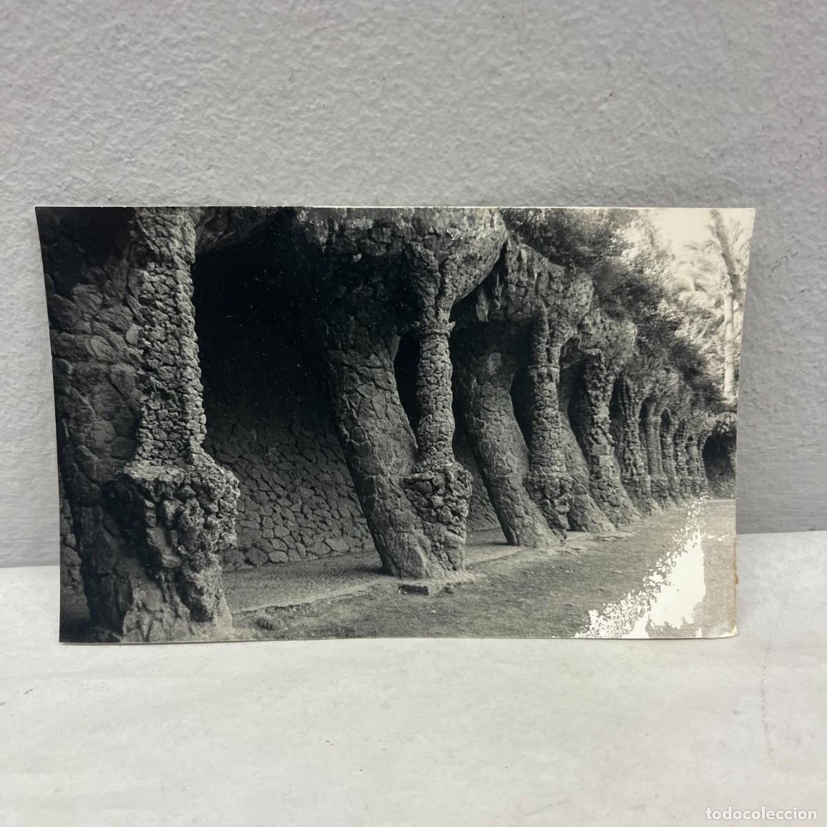 Fotograf&iacute;a antigua: ANTIGUA FOTOGRAFIA - PARK G&Uuml;ELL - ANTONI GAUD&Iacute; - BARCELONA - 1990 - 140 X 90 MM / 4985