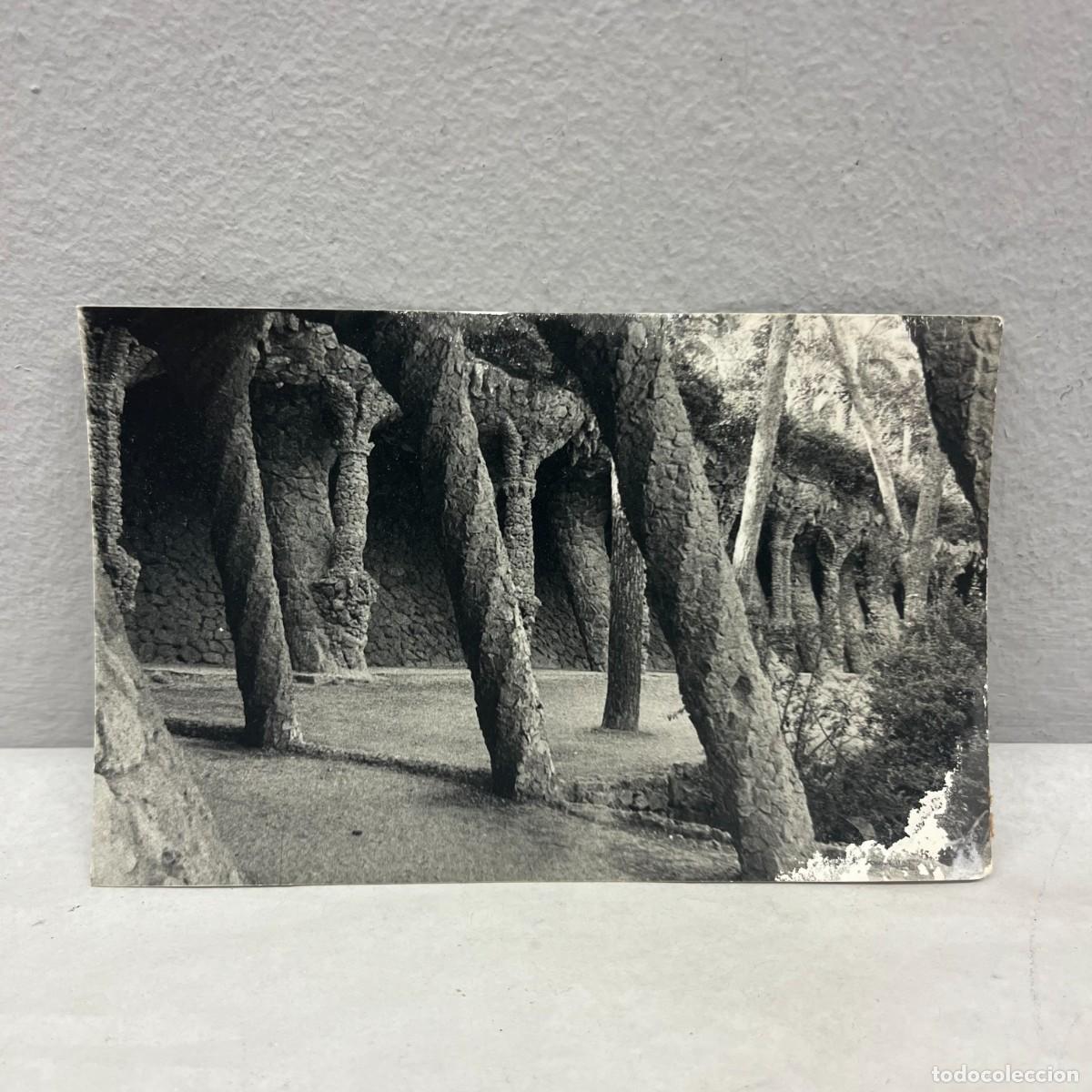 Fotograf&iacute;a antigua: ANTIGUA FOTOGRAFIA - PARK G&Uuml;ELL - ANTONI GAUD&Iacute; - BARCELONA - 1990 - 140 X 90 MM / 4986