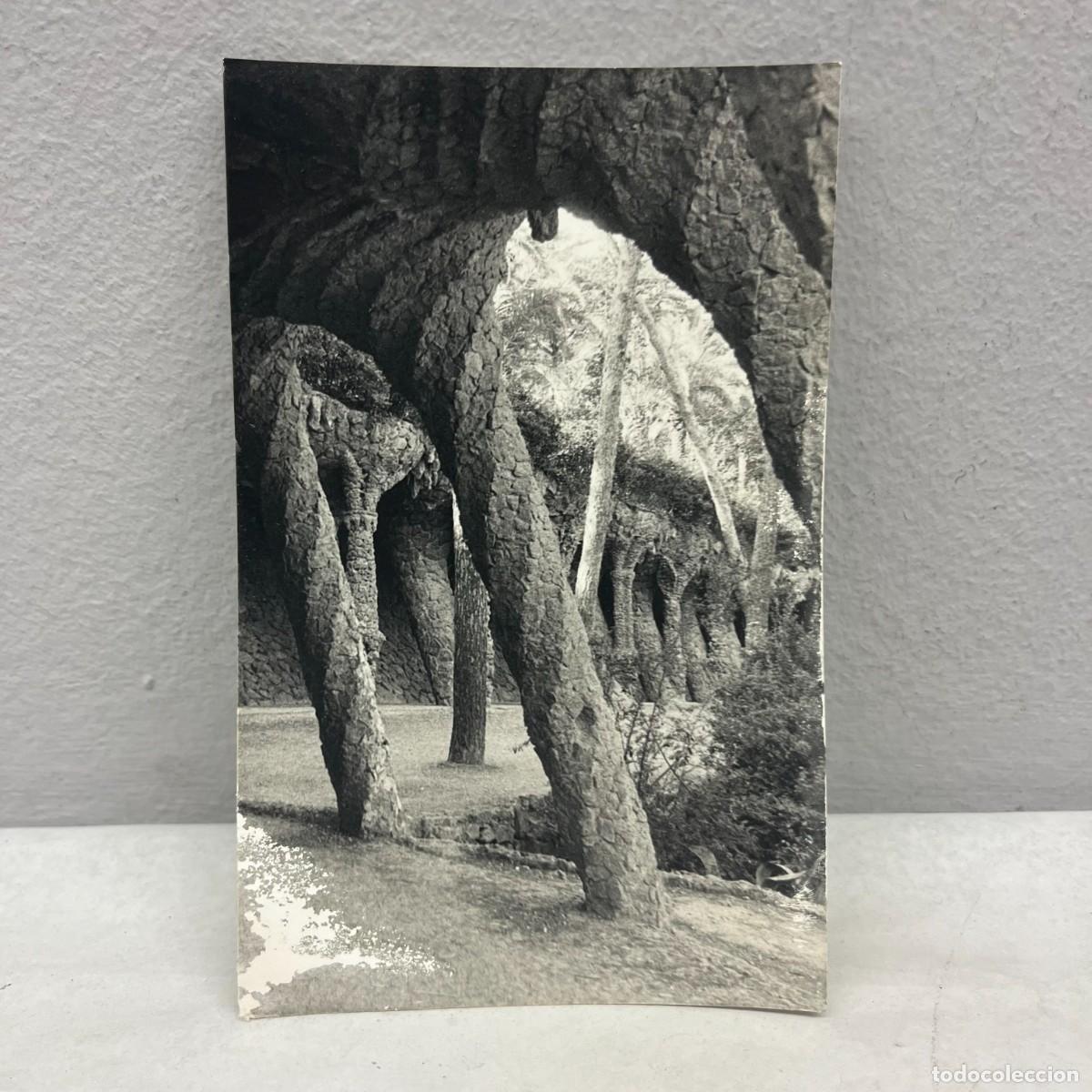 Fotograf&iacute;a antigua: ANTIGUA FOTOGRAFIA - PARK G&Uuml;ELL - ANTONI GAUD&Iacute; - BARCELONA - 1990 - 140 X 90 MM / 4987