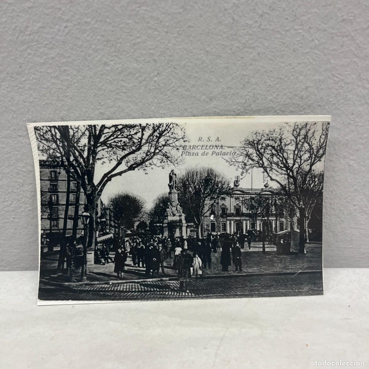 Fotografia antiga: ANTIGUA FOTOGRAFIA - PLAZA DE PALACIO - BARCELONA - 1917-1920 - 140 X 90 MM / 4998