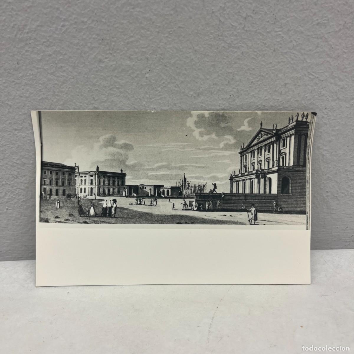 Fotograf&iacute;a antigua: ANTIGUA FOTOGRAFIA - PLA&Ccedil;A PALAU - GRAVADO HISTORICO - FINALES SIGLO XVIII - 140 X 90 MM / 5016