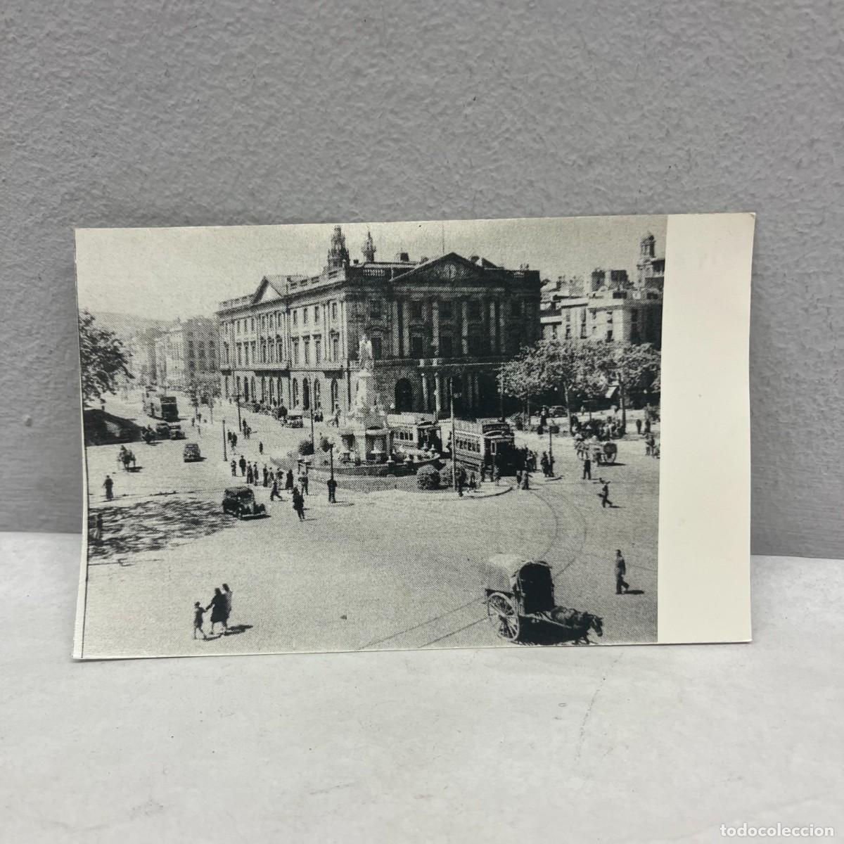 Fotograf&iacute;a antigua: ANTIGUA FOTOGRAFIA - PLA&Ccedil;A DEL PALAU - BARCELONA - A&Ntilde;OS 40 - 140 X 90 MM / 5026
