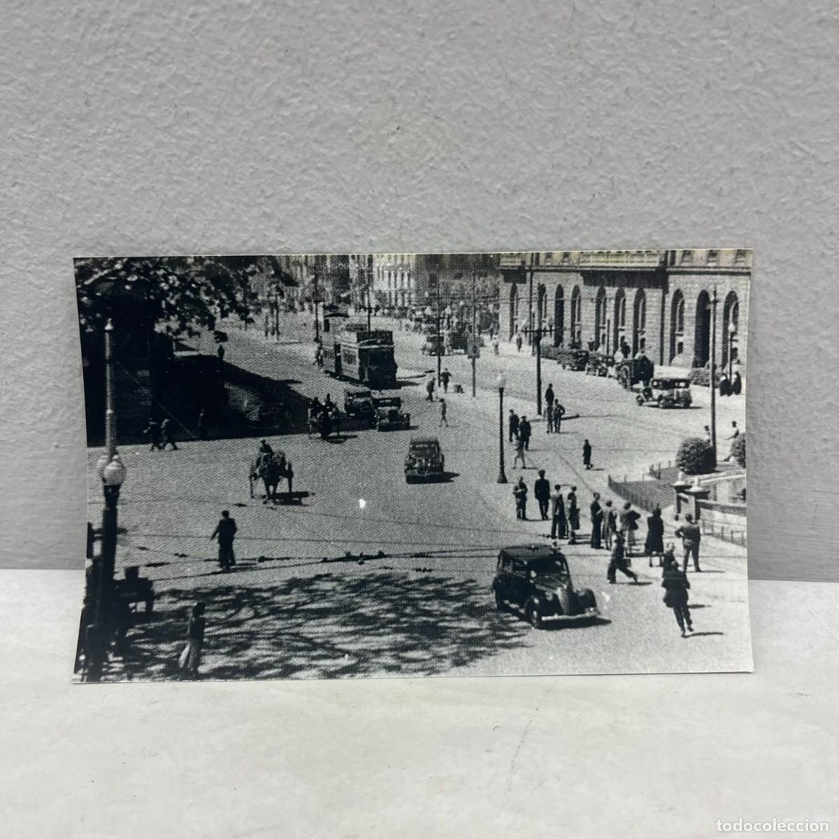 Fotograf&iacute;a antigua: ANTIGUA FOTOGRAFIA - PASEO DE COL&Oacute;N - ADUANA DEL PUERTO - BARCELONA - A&Ntilde;OS 40 - 140 X 90 MM / 5027
