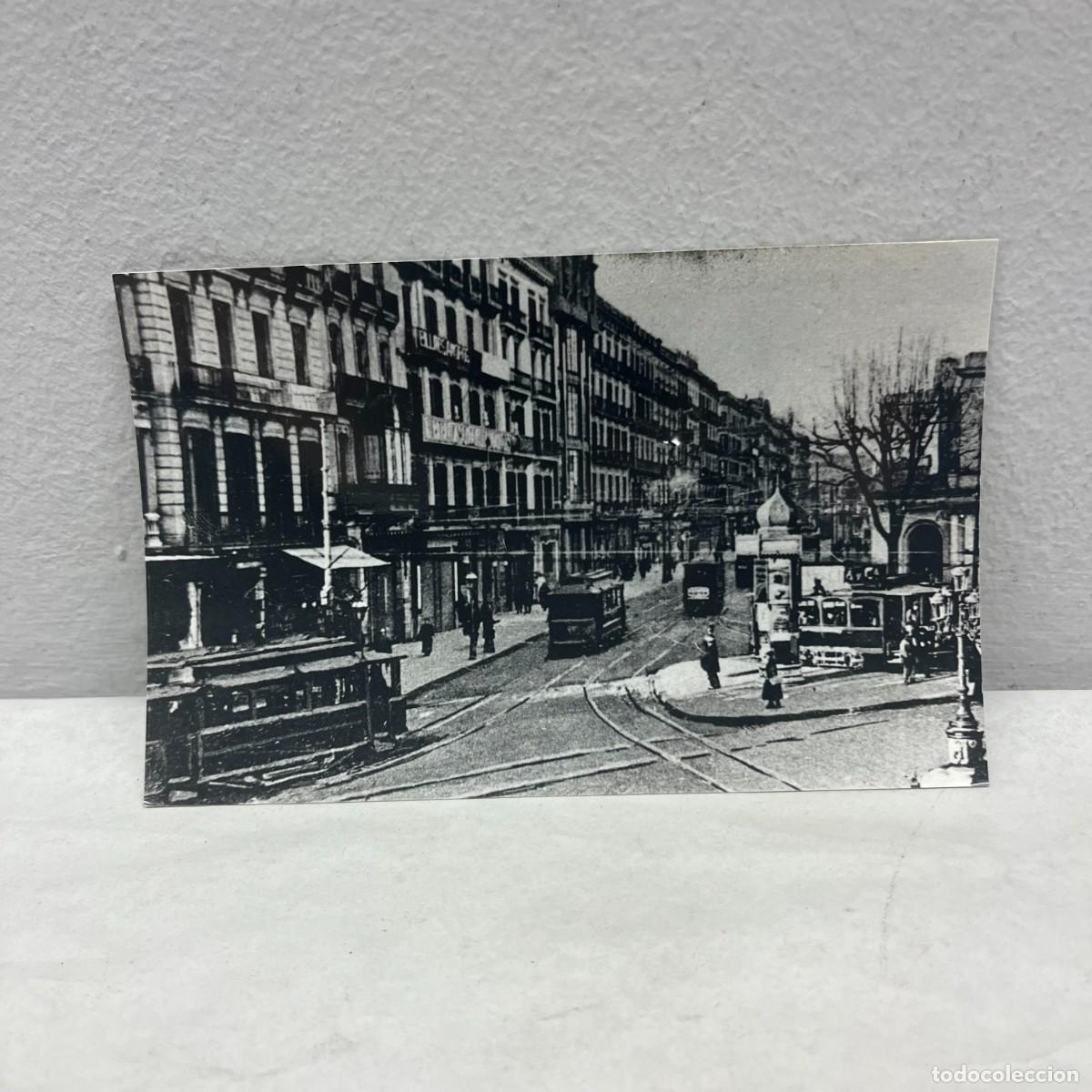 Fotograf&iacute;a antigua: ANTIGUA FOTOGRAFIA - PANORAMICA CALLE PELAI - BARCELONA - 1917-1920 - 140 X 90 MM / 5051
