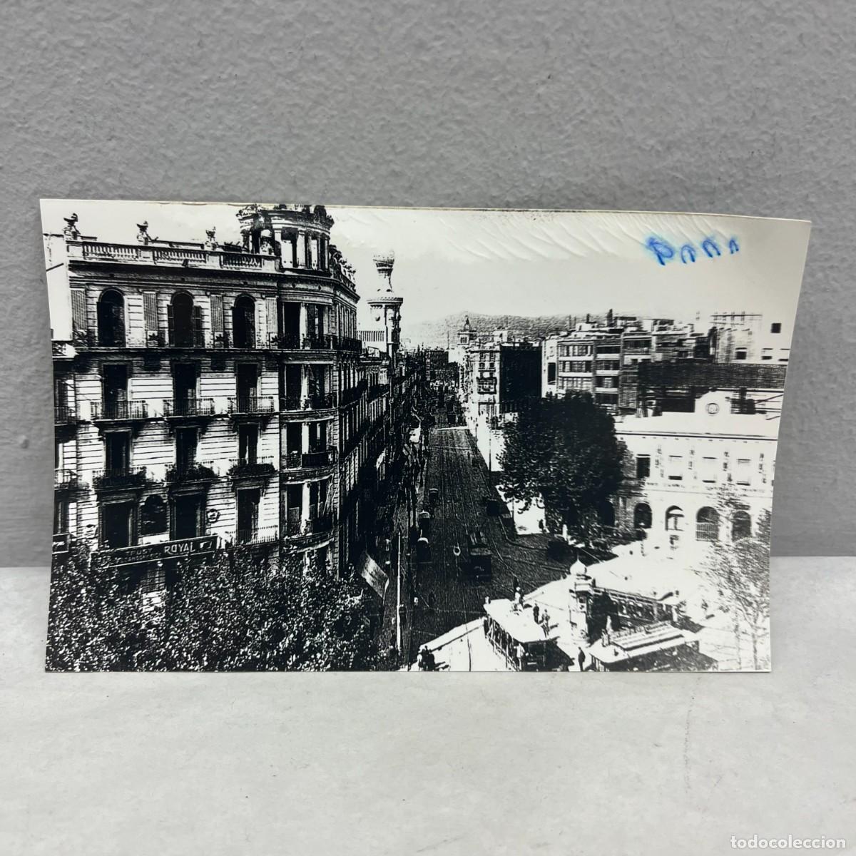 Fotograf&iacute;a antigua: ANTIGUA FOTOGRAFIA - CALLE PELAI - PLAZA CATALUNYA - BARCELONA - 1913 - 140 X 90 MM / 5055