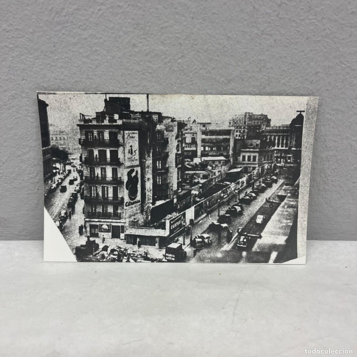 Fotograf&iacute;a antigua: ANTIGUA FOTOGRAFIA - PANORAMICA CALLE PELAI - BARCELONA - 140 X 90 MM / 5058