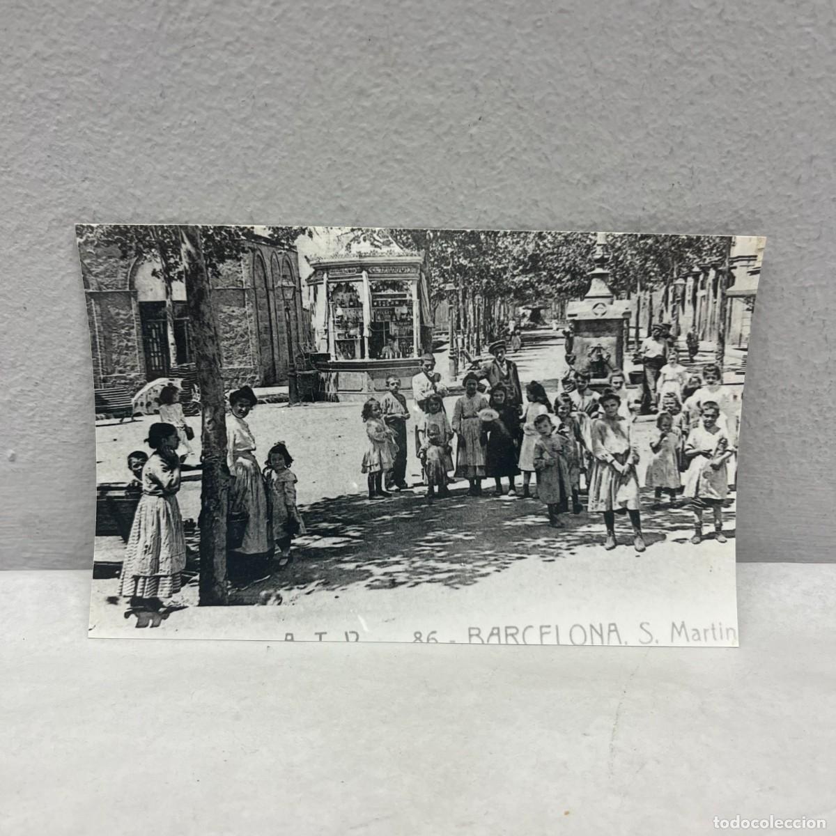 Alte Fotografie: ANTIGUA FOTOGRAFIA - POBLE NOU - RAMBLA DEL TRIUNFO - BARCELONA - 1905 - 140 X 90 MM / 5071