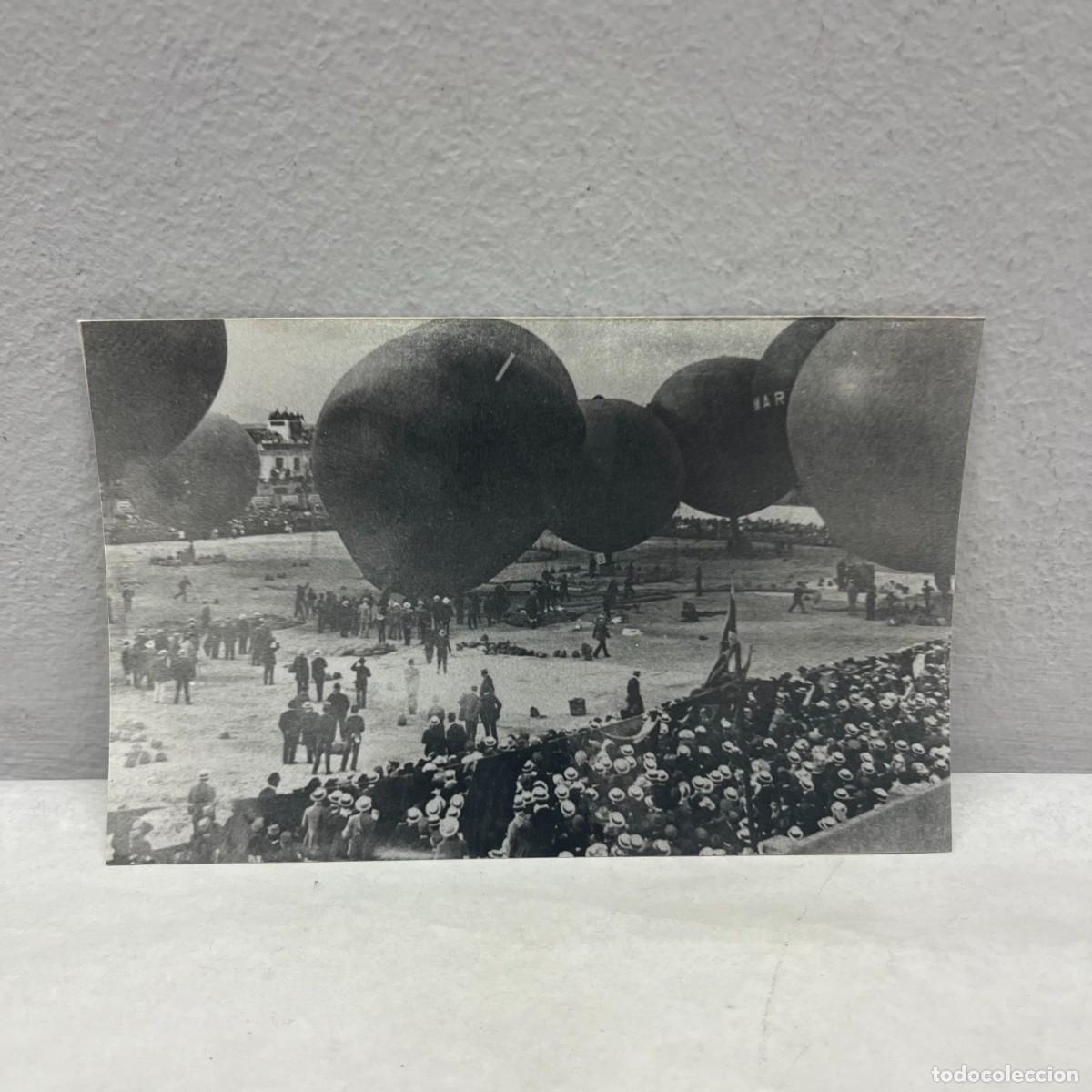 Fotograf&iacute;a antigua: ANTIGUA FOTOGRAFIA - REP. CAN FELIPA - POBLE NOU - GLOBOS - BARCELONA - 1911 - 140 X 90 MM / 5075