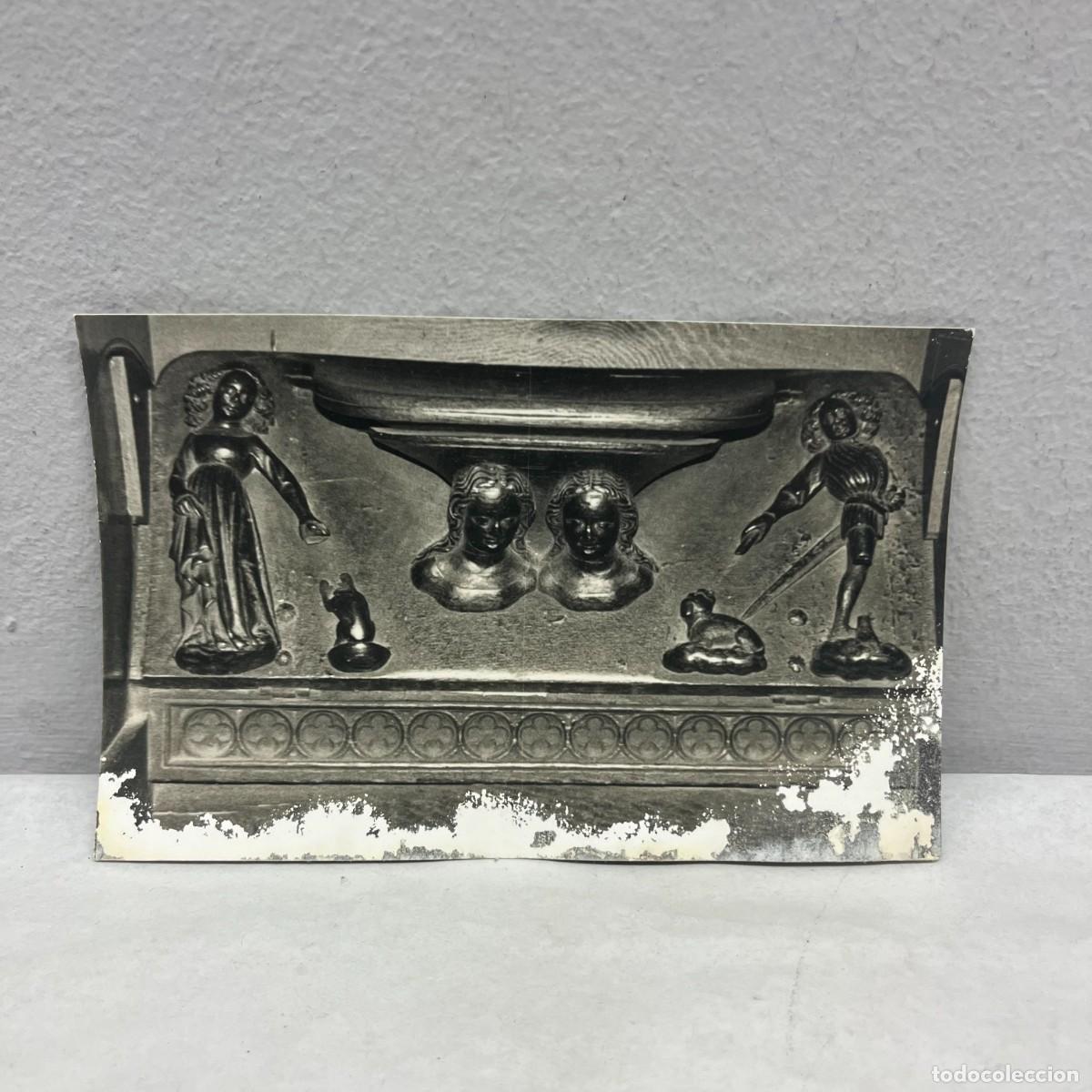 Fotografia antica: ANTIGUA FOTOGRAFIA - ESCENA CORTESANA - SEU DE BARCELONA - 1988 - RELIEVE - 140 X 90 MM / 5080