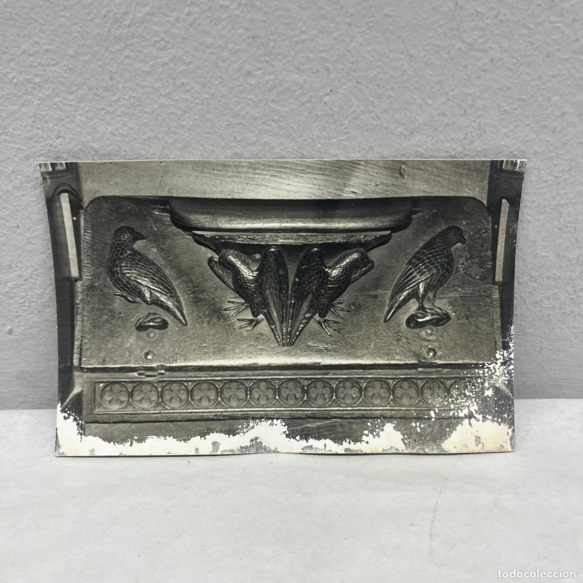 Photographie ancienne: ANTIGUA FOTOGRAFIA - GRUES I &Agrave;GUILES - SEU DE BARCELONA - 1988 - RELIEVE - 140 X 90 MM / 5082