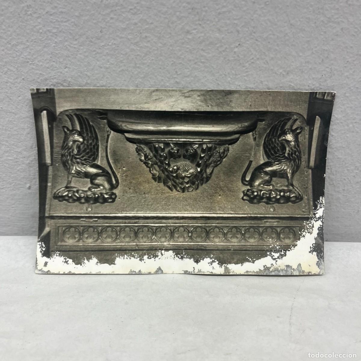 Antique Photography: ANTIGUA FOTOGRAFIA - DOS GRIUS - SEU DE BARCELONA - 1988 - RELIEVE - 140 X 90 MM / 5084