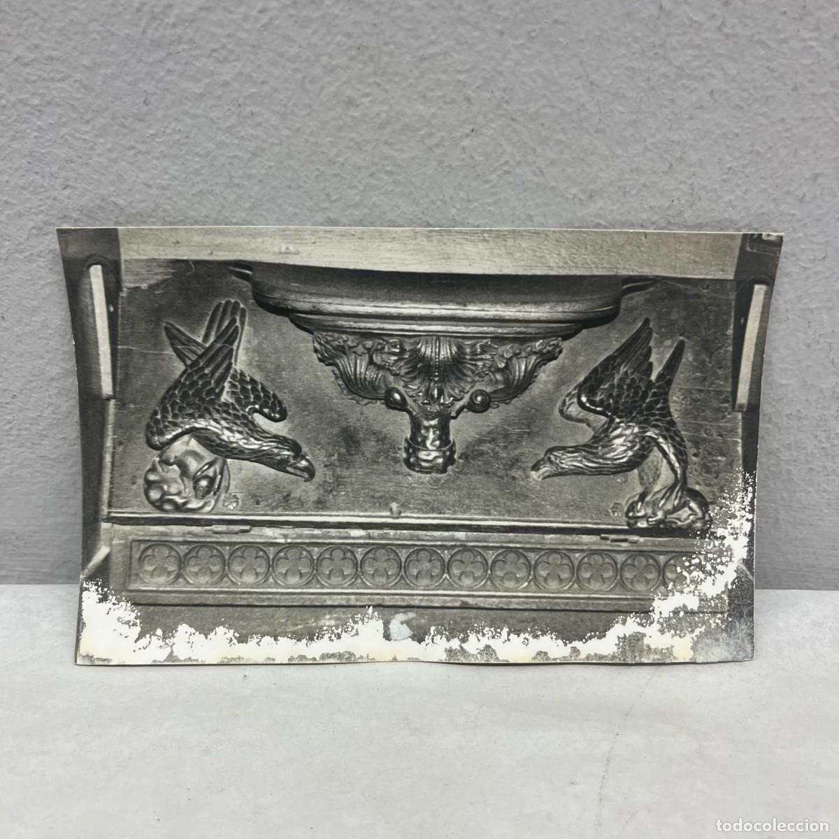 Fotograf&iacute;a antigua: ANTIGUA FOTOGRAFIA - AGUILES - SEU DE BARCELONA - 1988 - RELIEVE - 140 X 90 MM / 5090