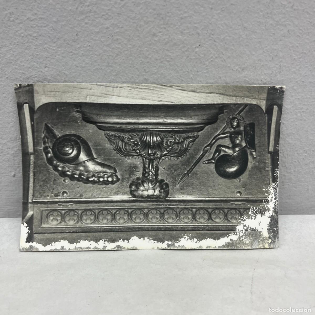 Fotograf&iacute;a antigua: ANTIGUA FOTOGRAFIA - HOME LLUITANT AMB CARGOL - SEU BARCELONA - 1988 - RELIEVE - 140 X 90 MM / 5092