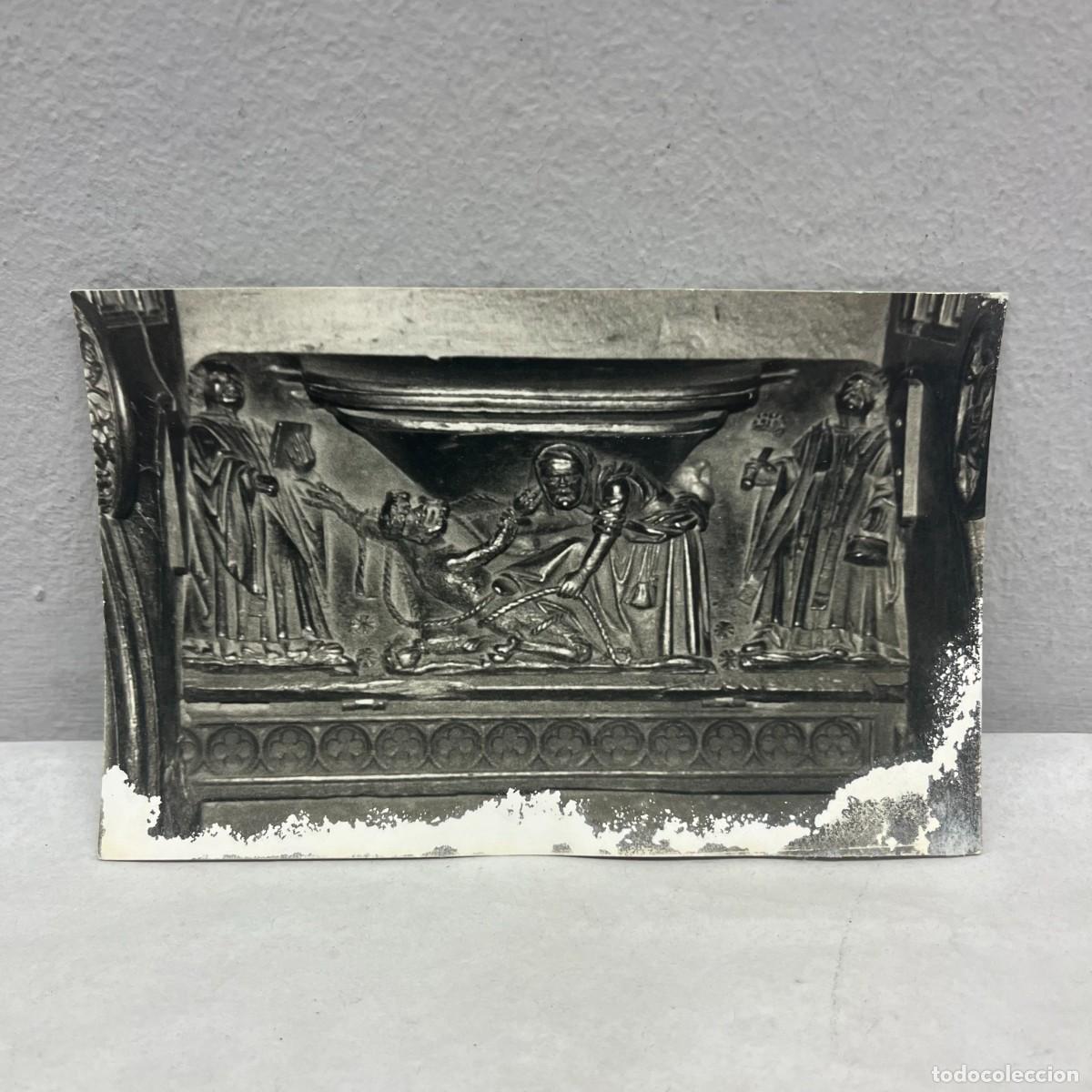 Fotograf&iacute;a antigua: ANTIGUA FOTOGRAFIA - ESCENA D'EXORCISME - SEU BARCELONA - 1988 - RELIEVE - 140 X 90 MM / 5096