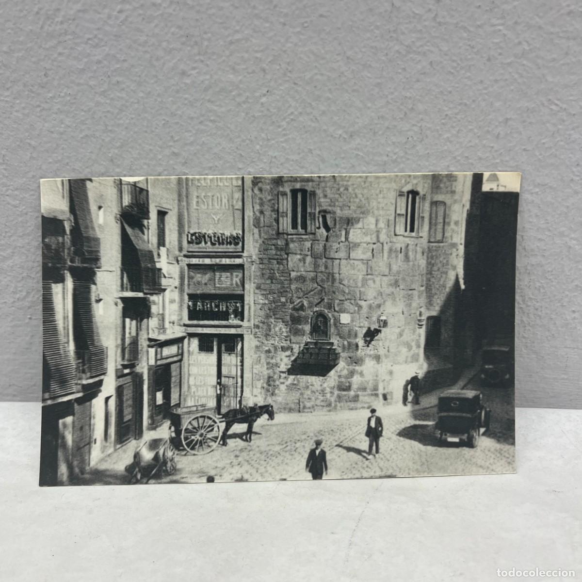 Fotograf&iacute;a antigua: ANTIGUA FOTOGRAFIA - PANORAMICA PLA&Ccedil;A NOVA - BARCELONA - 1928 - 140 X 90 MM / 5101