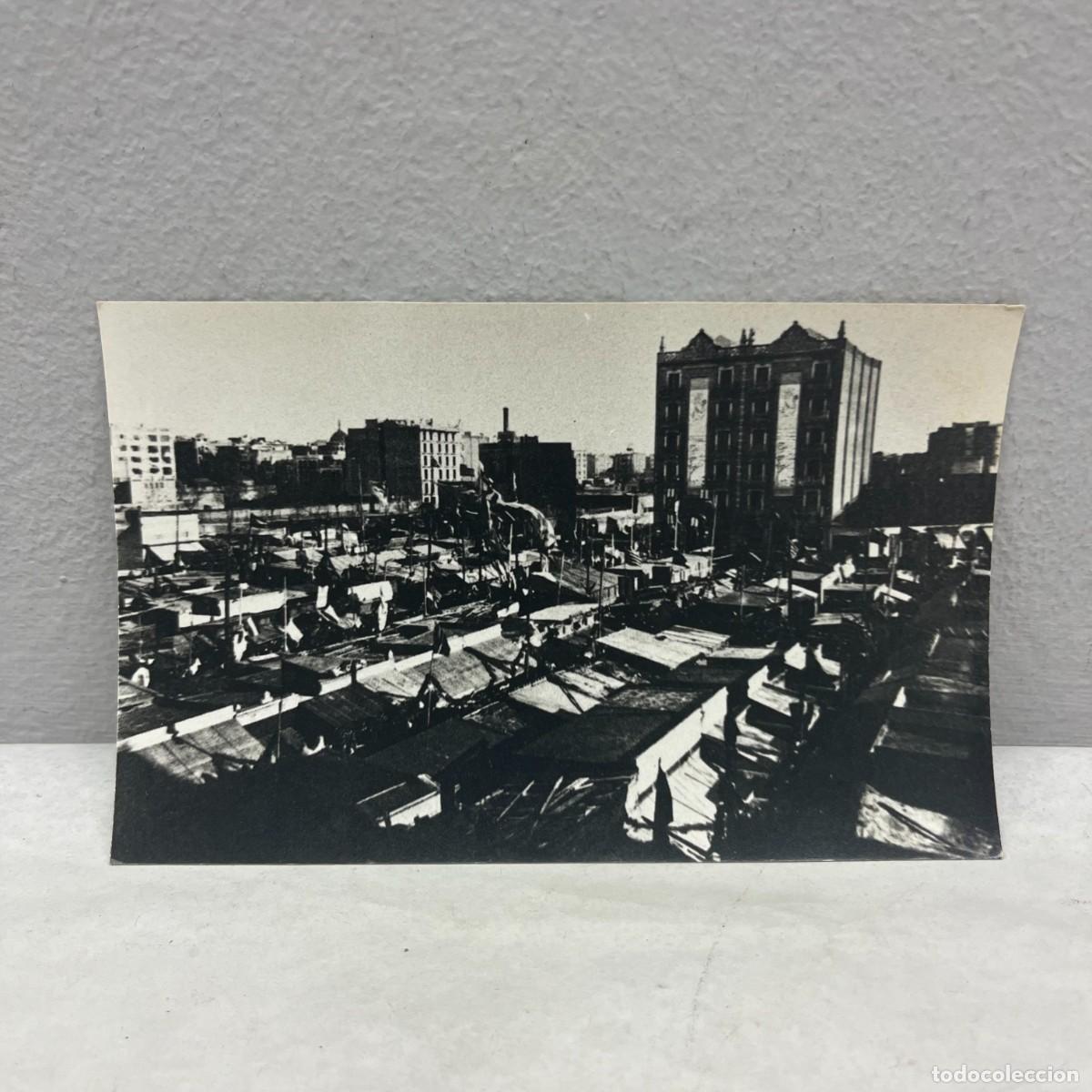 Fotograf&iacute;a antigua: ANTIGUA FOTOGRAFIA - MERCAT DEL NINOT PER NADAL - BARCELONA - 1906 - 140 X 90 MM / 5111