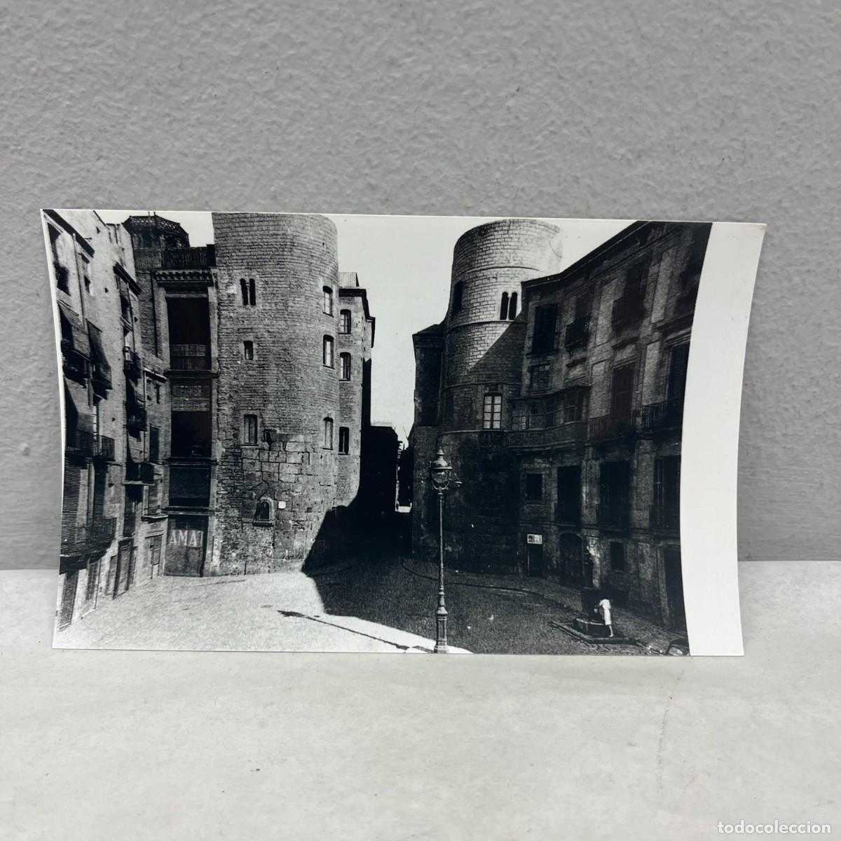 Fotograf&iacute;a antigua: ANTIGUA FOTOGRAFIA - PANORAMICA PLA&Ccedil;A NOVA - BARCELONA - 140 X 90 MM / 5118