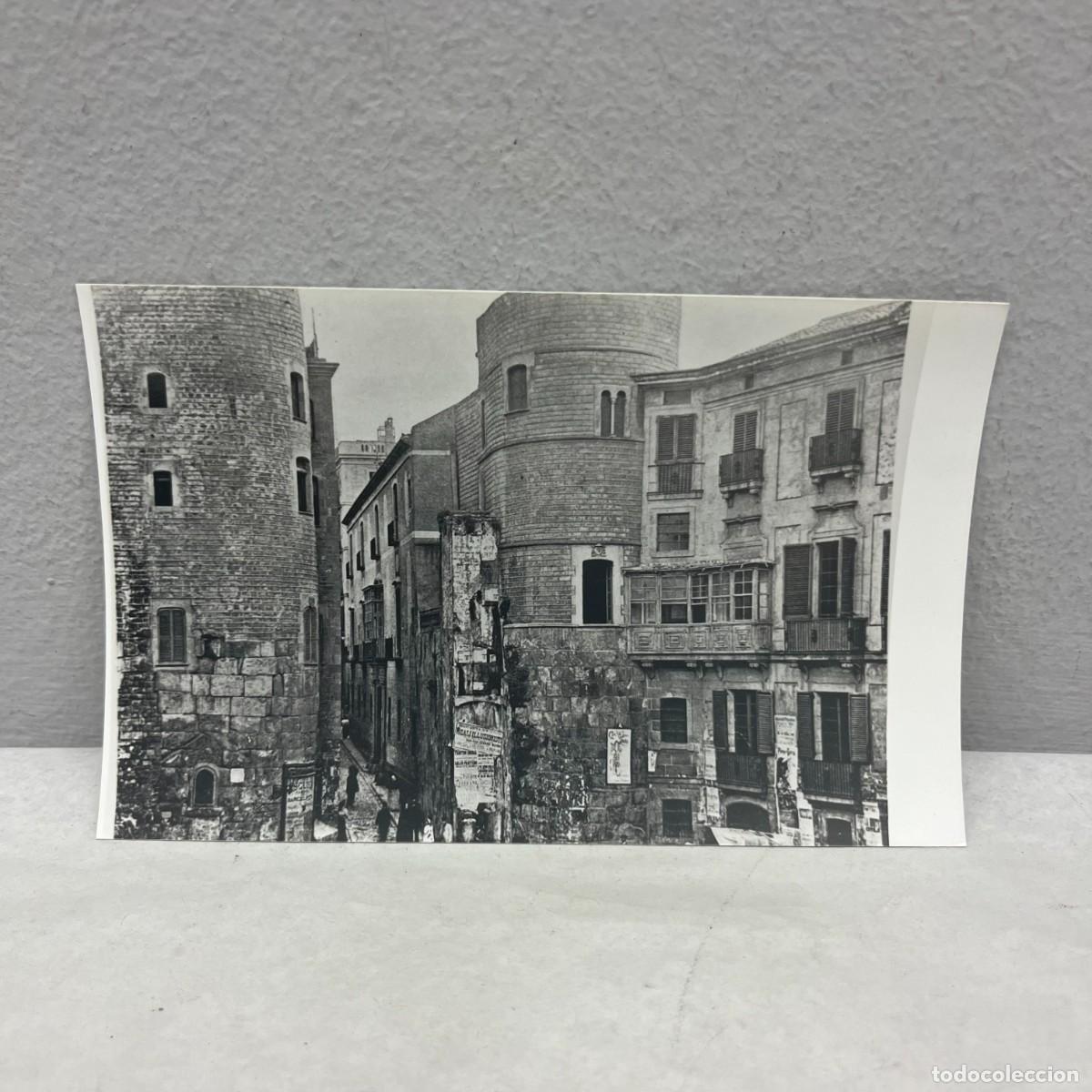 Fotograf&iacute;a antigua: ANTIGUA FOTOGRAFIA - PANORAMICA PLA&Ccedil;A NOVA - BARCELONA - 1900 - 140 X 90 MM / 5120