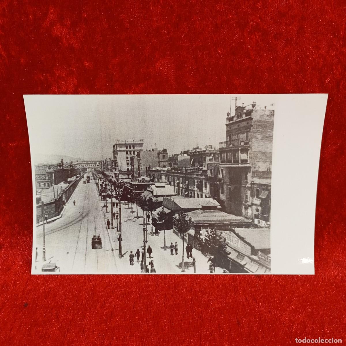 Fotografia antiga: ANTIGUA FOTOGRAFIA - PANORAMICA RAMBLAS - P. NACIONAL - BARCELONA - A&Ntilde;OS 30 - 140 X 90 MM / 5129