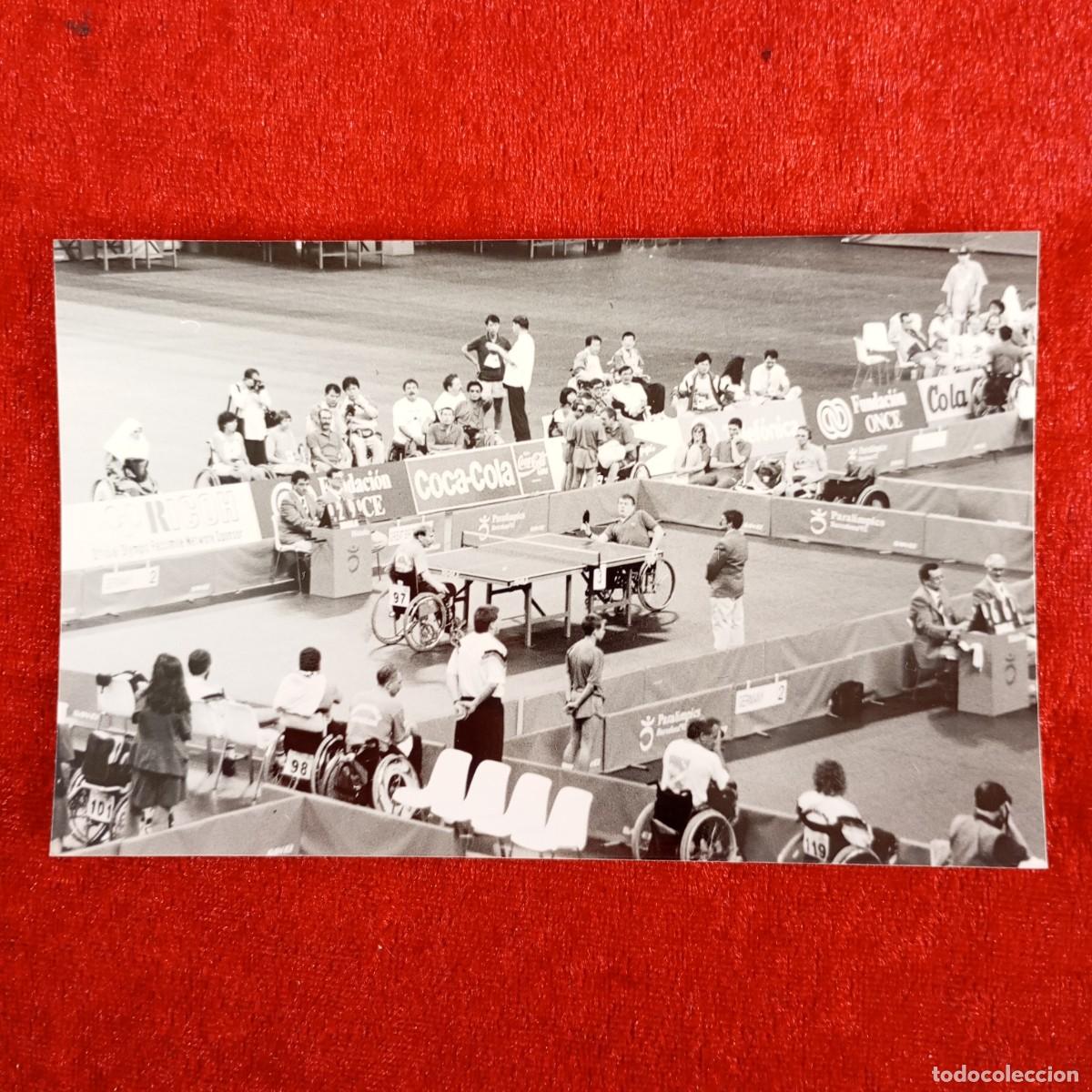 Fotografia antiga: ANTIGUA FOTOGRAFIA - JUEGOS PARALIMPICOS - PING PONG - BARCELONA - 1992 - 140 X 90 MM / 5146
