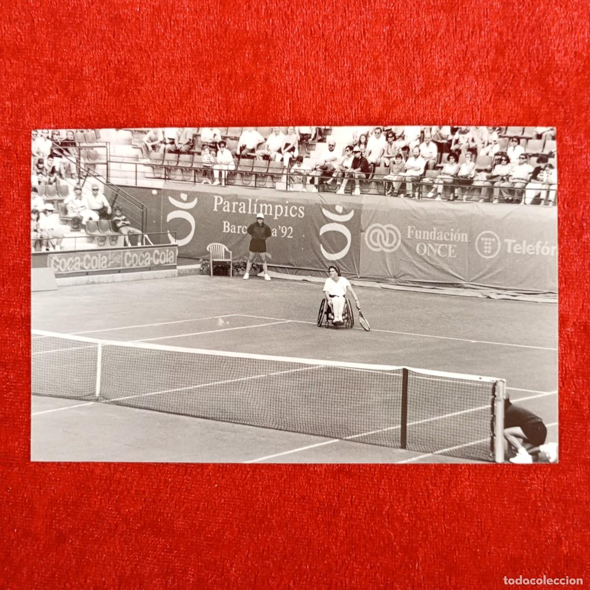 Fotograf&iacute;a antigua: ANTIGUA FOTOGRAFIA - JUEGOS PARALIMPICOS - TENIS - BARCELONA - 1992 - 140 X 90 MM / 5151