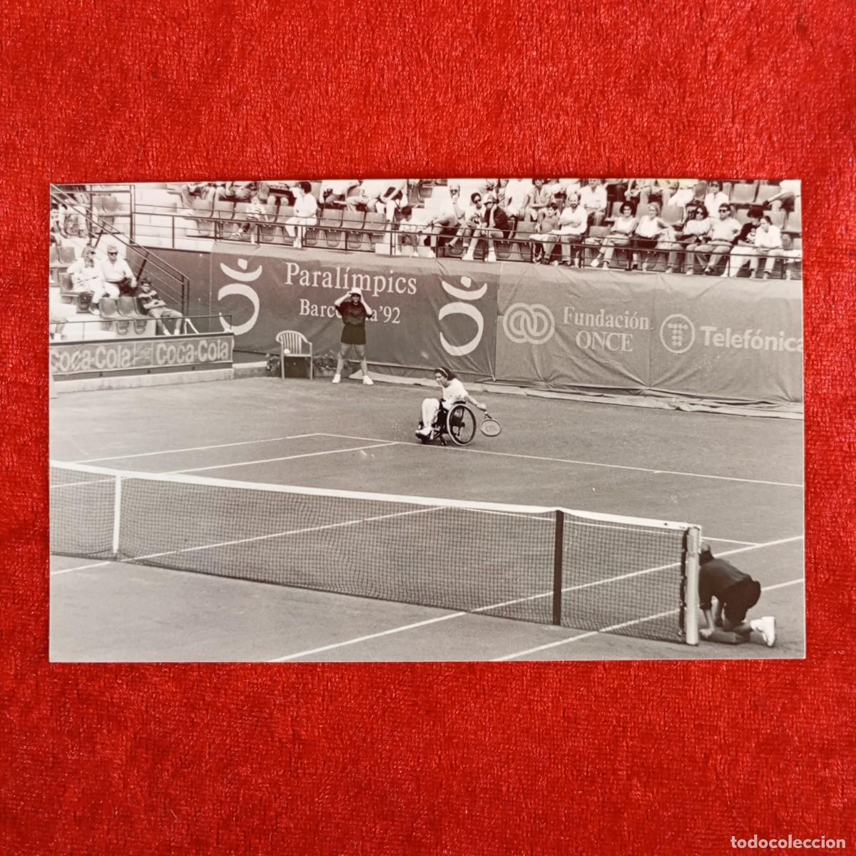 Fotografia antica: ANTIGUA FOTOGRAFIA - JUEGOS PARALIMPICOS - TENIS - BARCELONA - 1992 - 140 X 90 MM / 5153