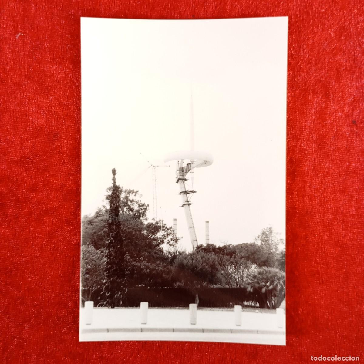 Alte Fotografie: ANTIGUA FOTOGRAFIA - ANELL OLIMPIC - ANTENA TELEFONICA - BARCELONA - 1991 - 140 X 90 MM / 5155