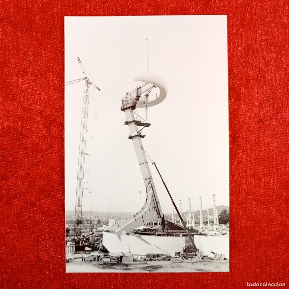 Fotografia antica: ANTIGUA FOTOGRAFIA - ANELL OLIMPIC - ANTENA TELEFONICA - BARCELONA - 1991 - 140 X 90 MM / 5156