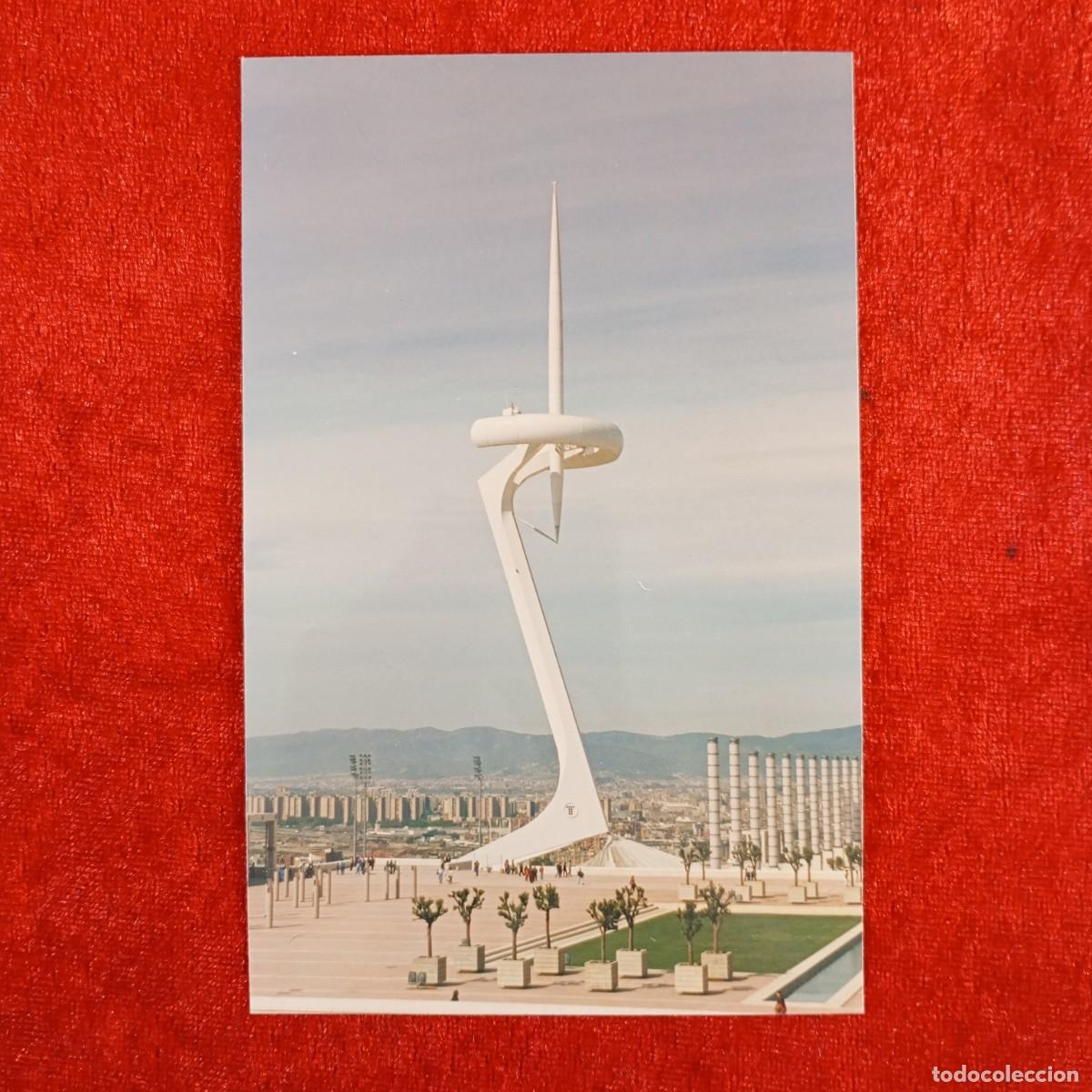 Fotografia antiga: ANTIGUA FOTOGRAFIA - ANELL OLIMPIC - ANTENA CALATRAVA - BARCELONA - 1992 - 140 X 90 MM / 5158