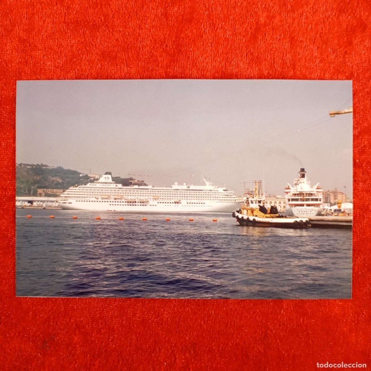 Fotograf&iacute;a antigua: ANTIGUA FOTOGRAFIA - BARCO-HOTEL JUEGOS OLIMPICOS - BARCELONA - 1992 - 140 X 90 MM / 5173